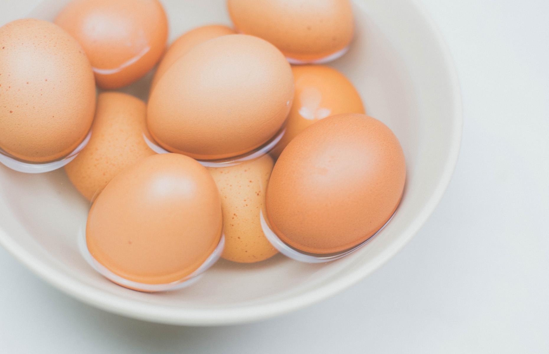 Check eggs are fresh with the float test