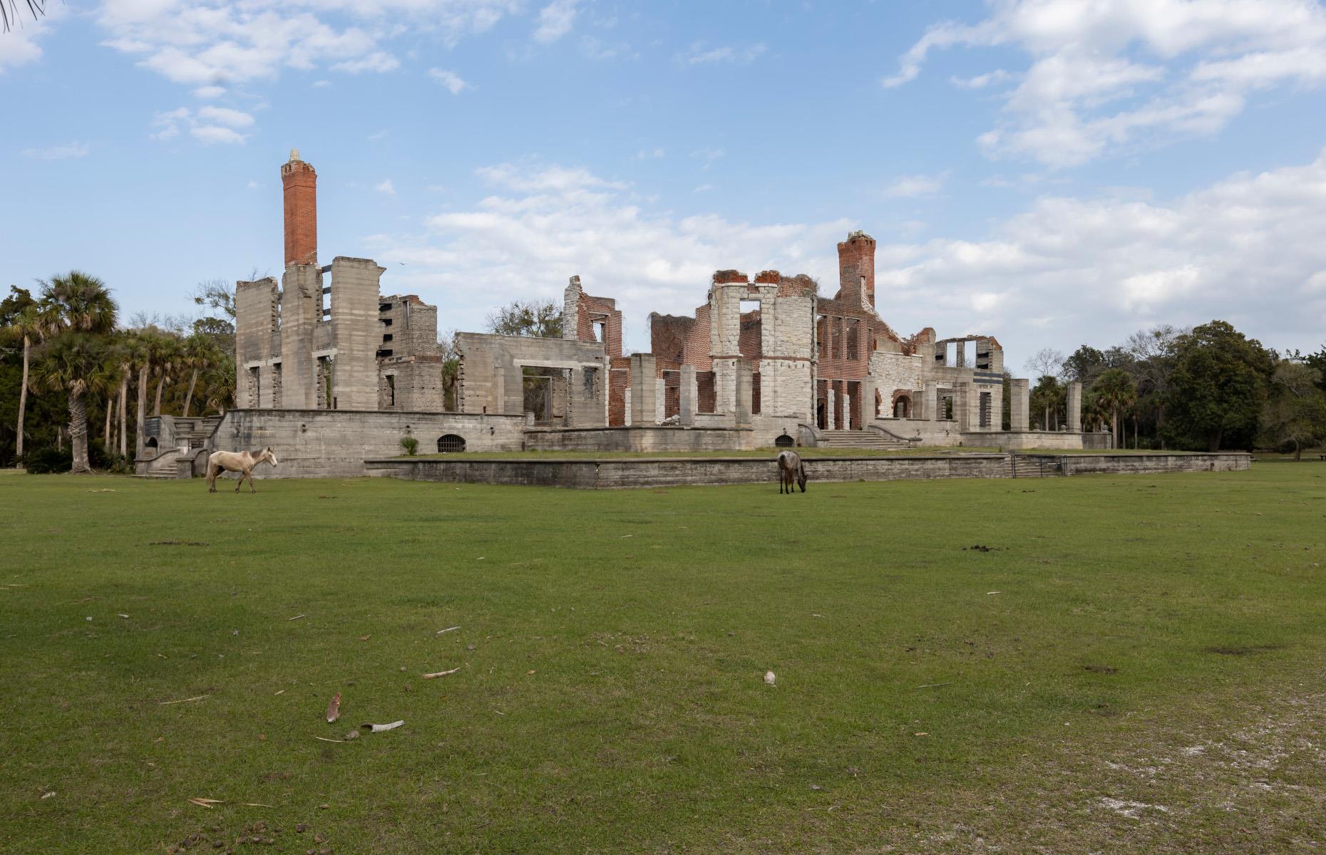Dungeness mansion: destroyed by a mysterious fire