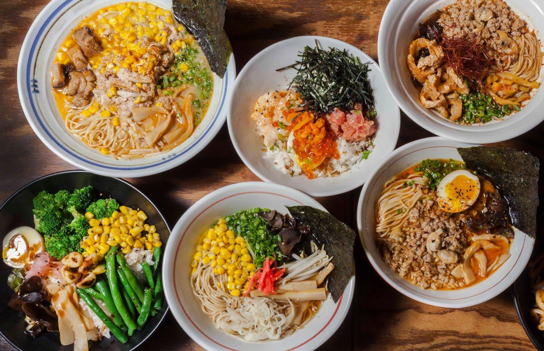Wisconsin: spicy crab miso ramen, Strings Ramen Shop, Madison