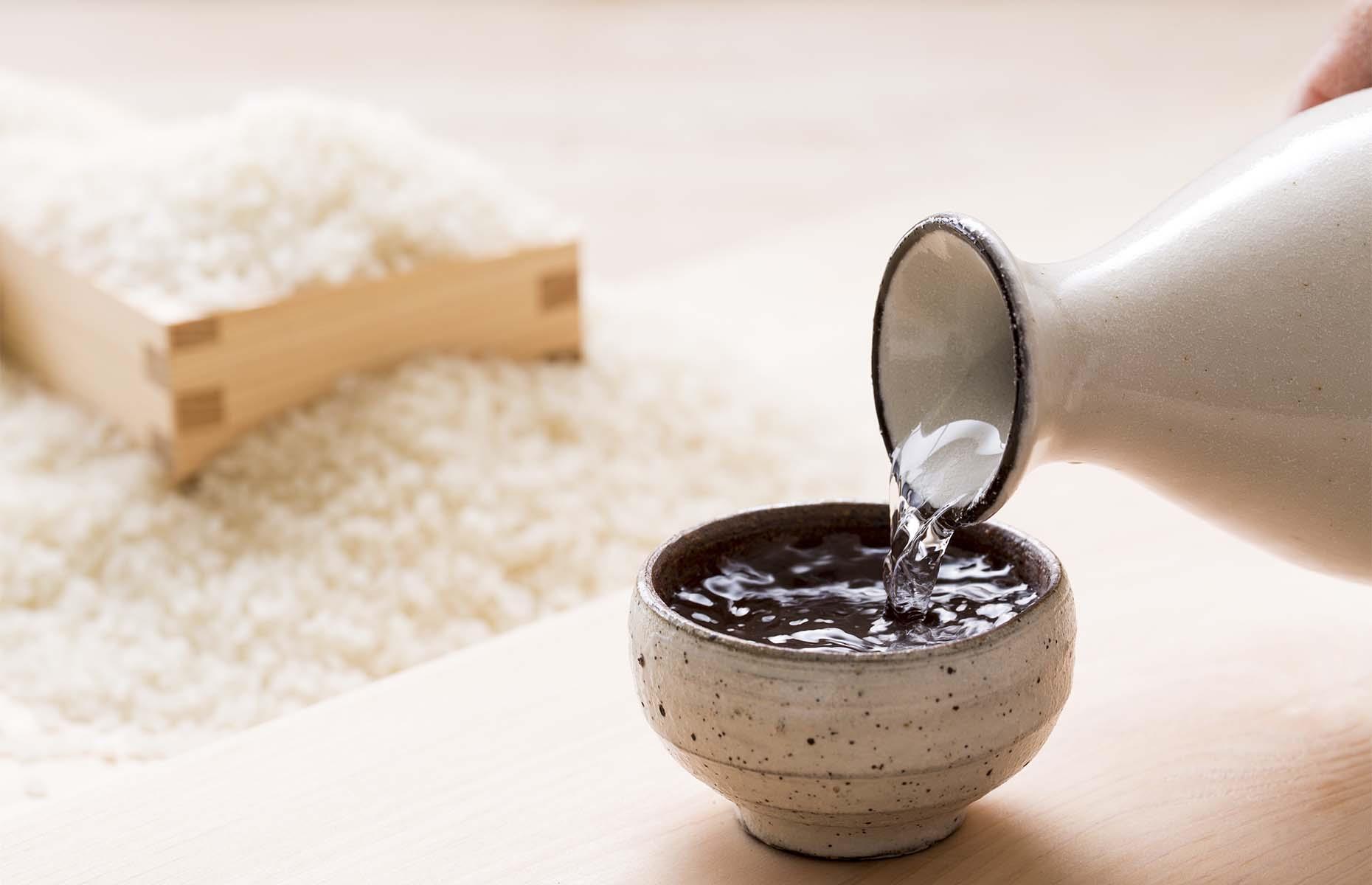 Cooking with sake