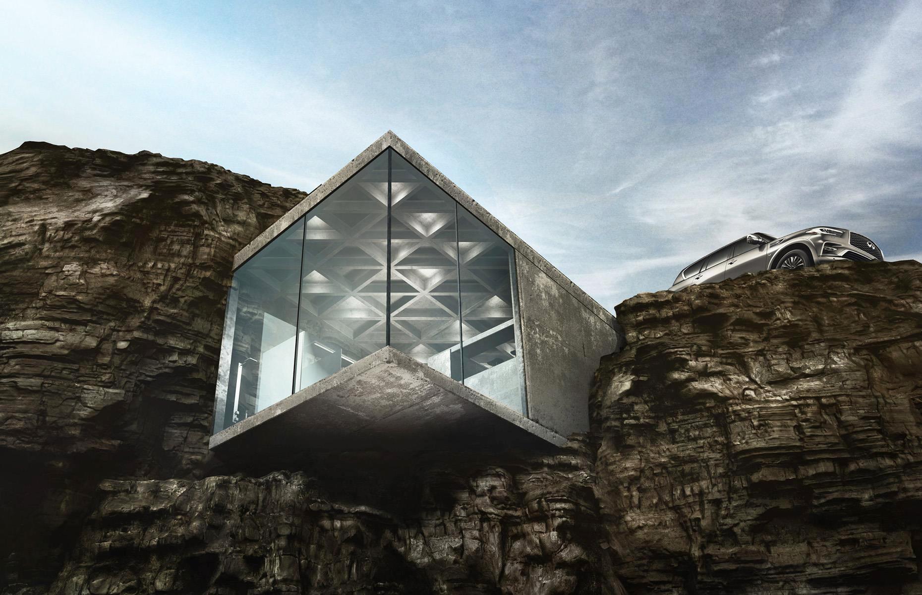 Edificios construidos casi en el aire
