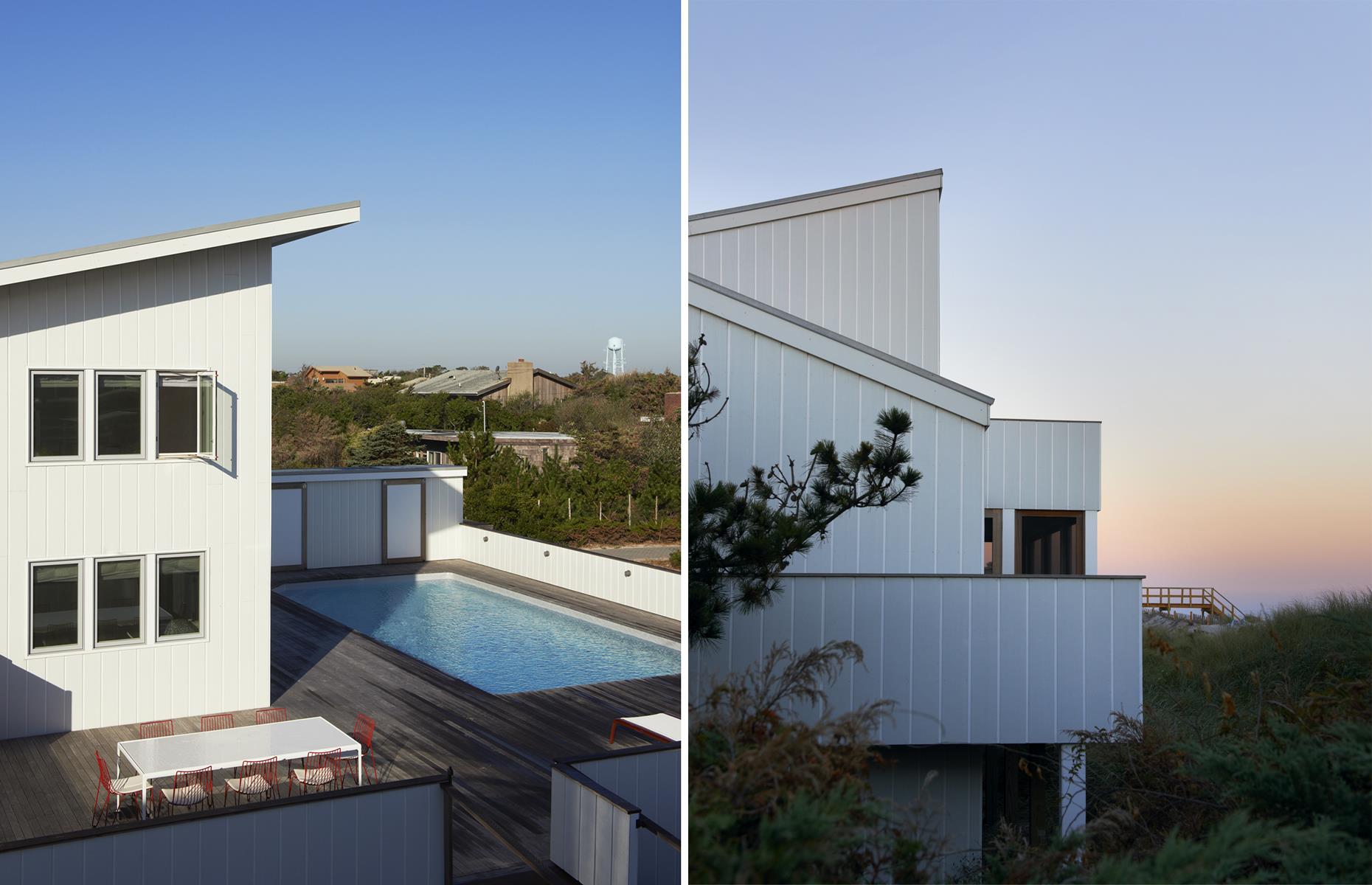 A fortified beach house