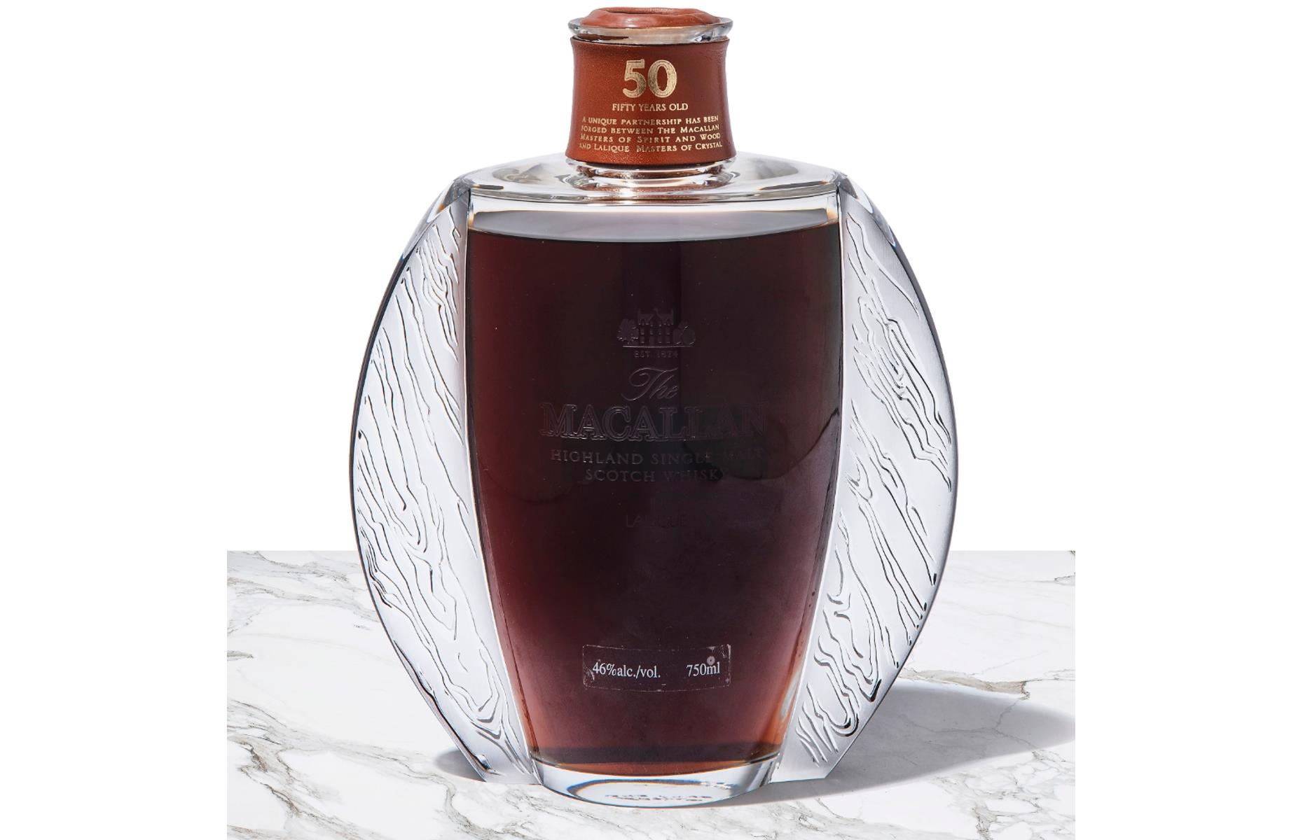 The Macallan 50 Year Old in Lalique