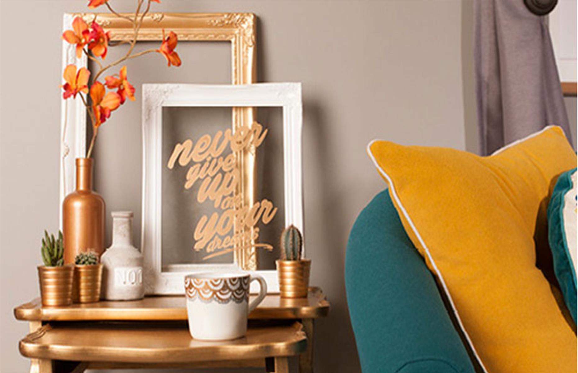 Spray furniture autumn gold