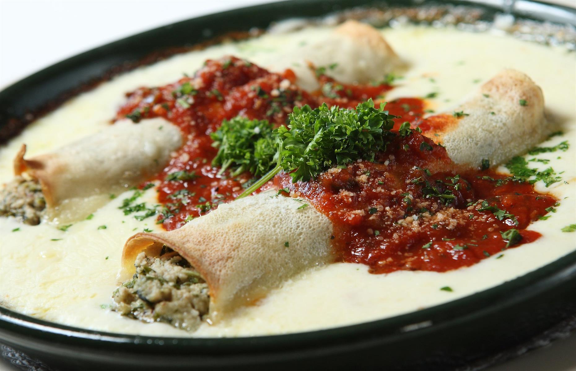 Louisiana: cannelloni, Vincent's Italian Cuisine, Metairie