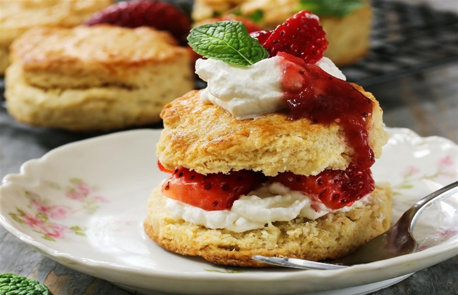 28. Strawberry shortcake