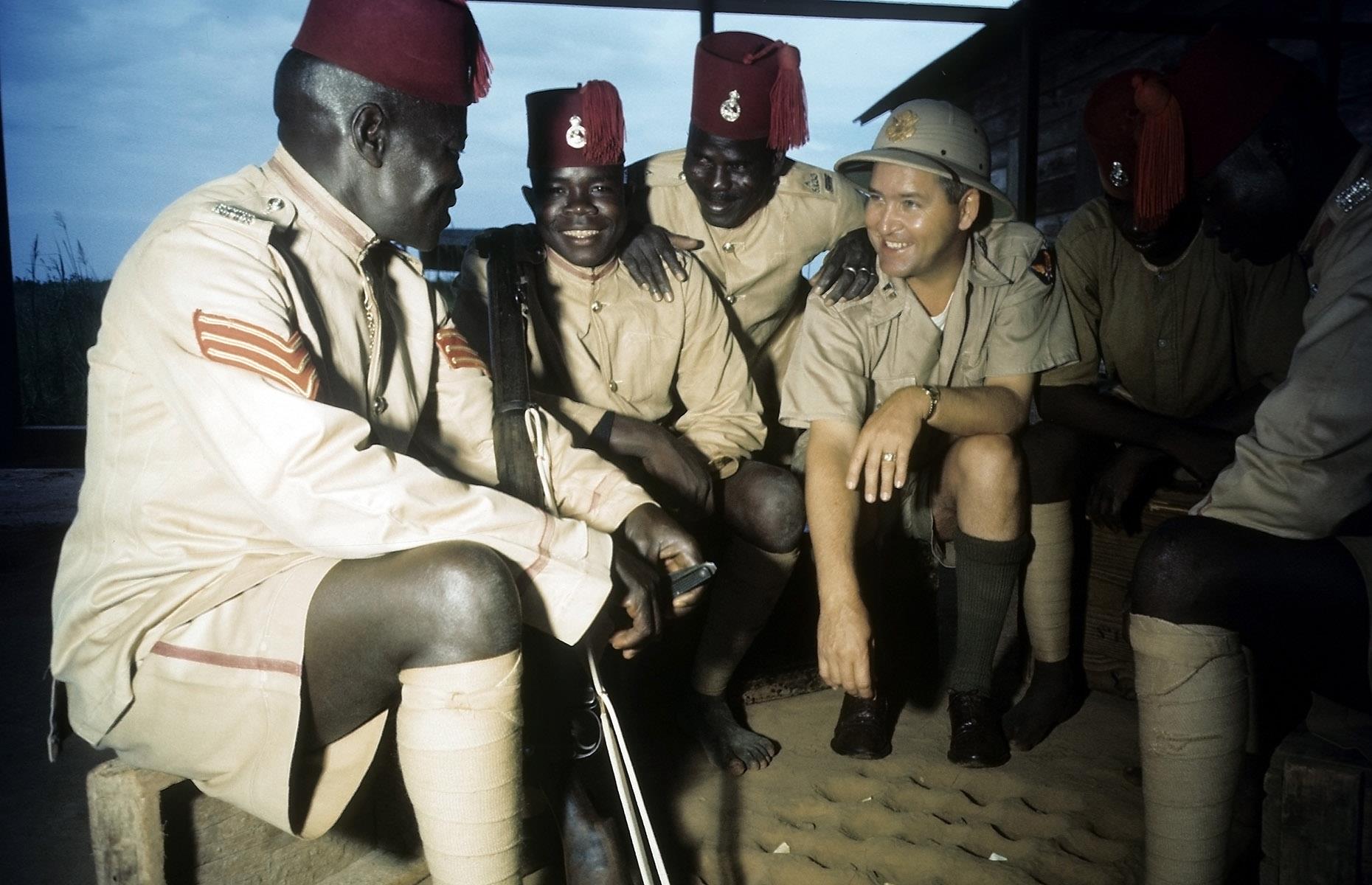 June 1943: British Gold Coast soldiers in Accra, Ghana 