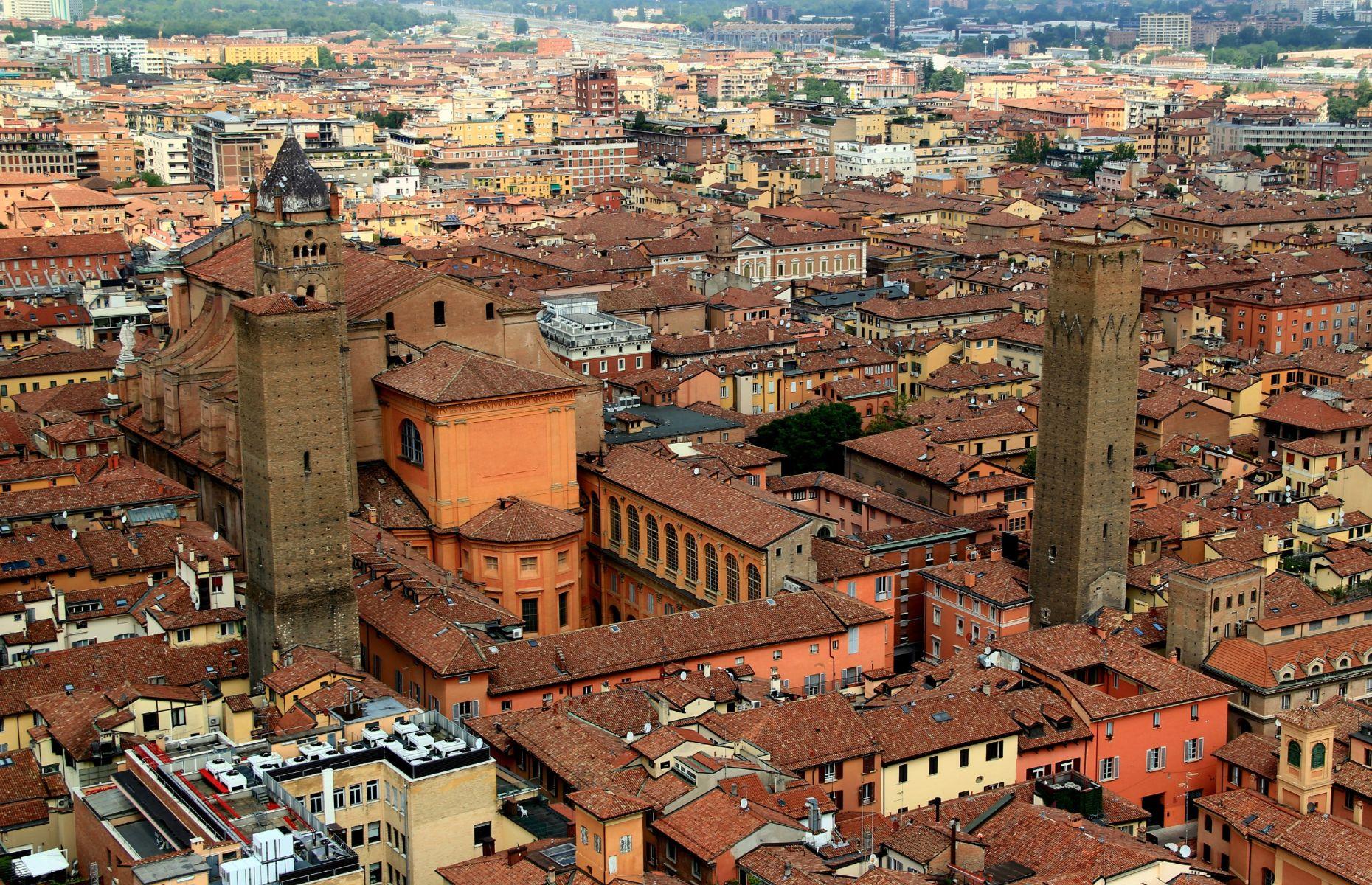 Two Towers, Emilia-Romagna, Italy