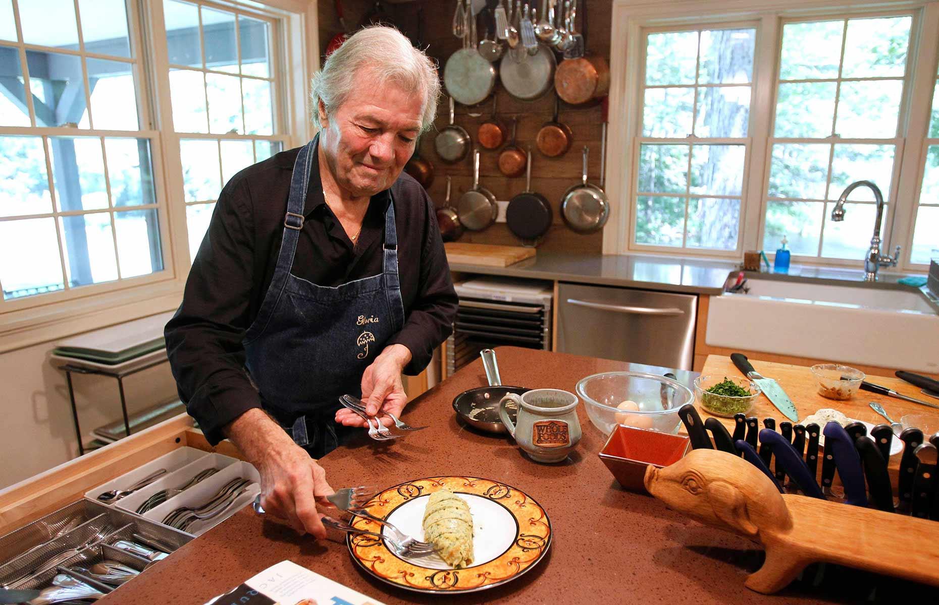 Jacques Pépin's woodland home: characterful, bespoke touches