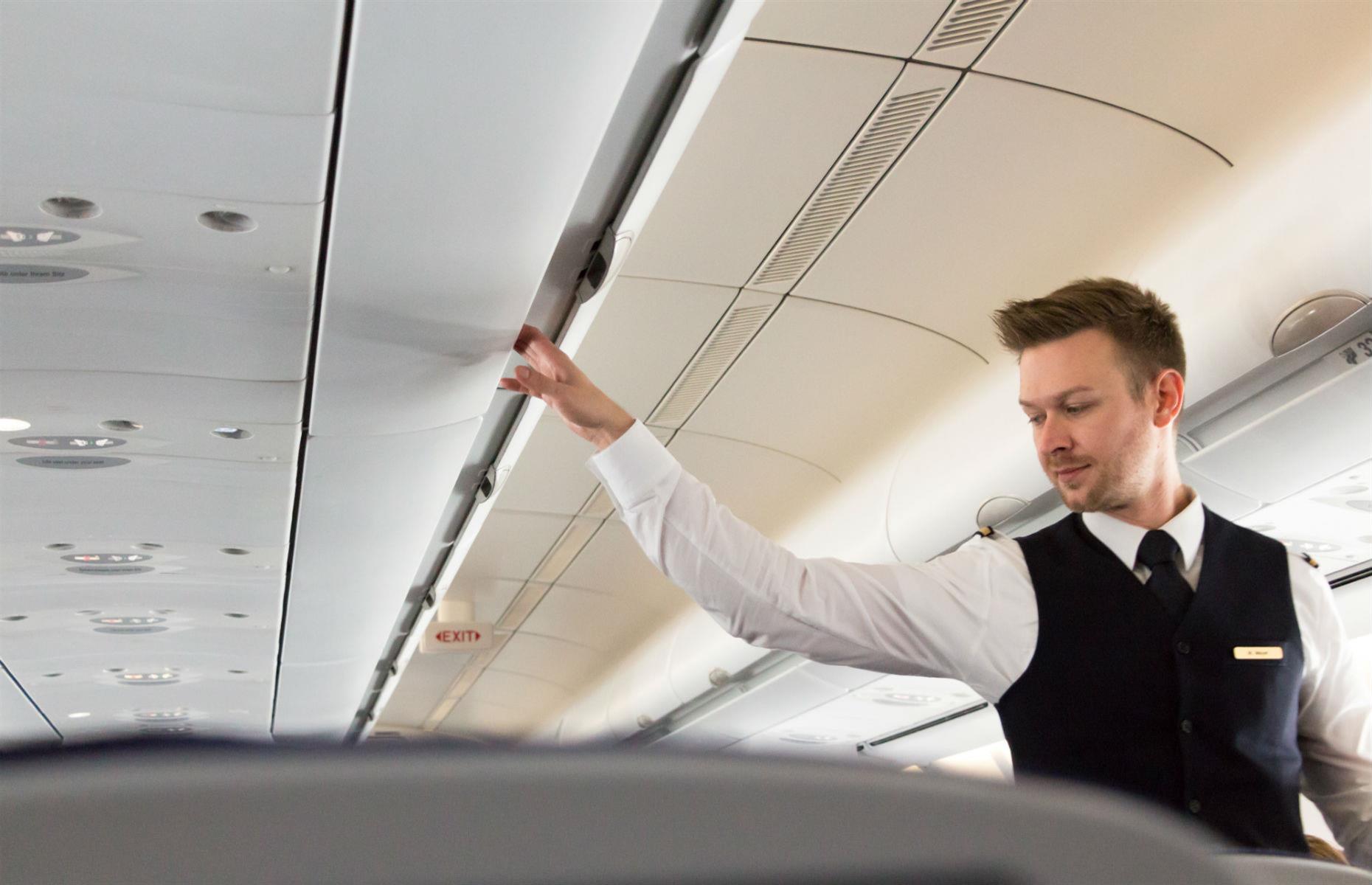 Planes come with body bags in case of a death on board