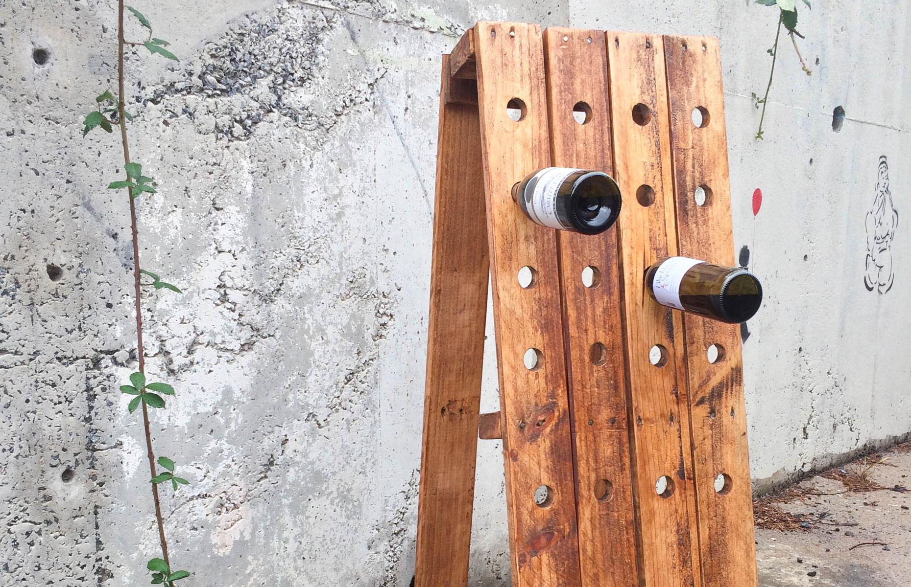 Display a wine rack