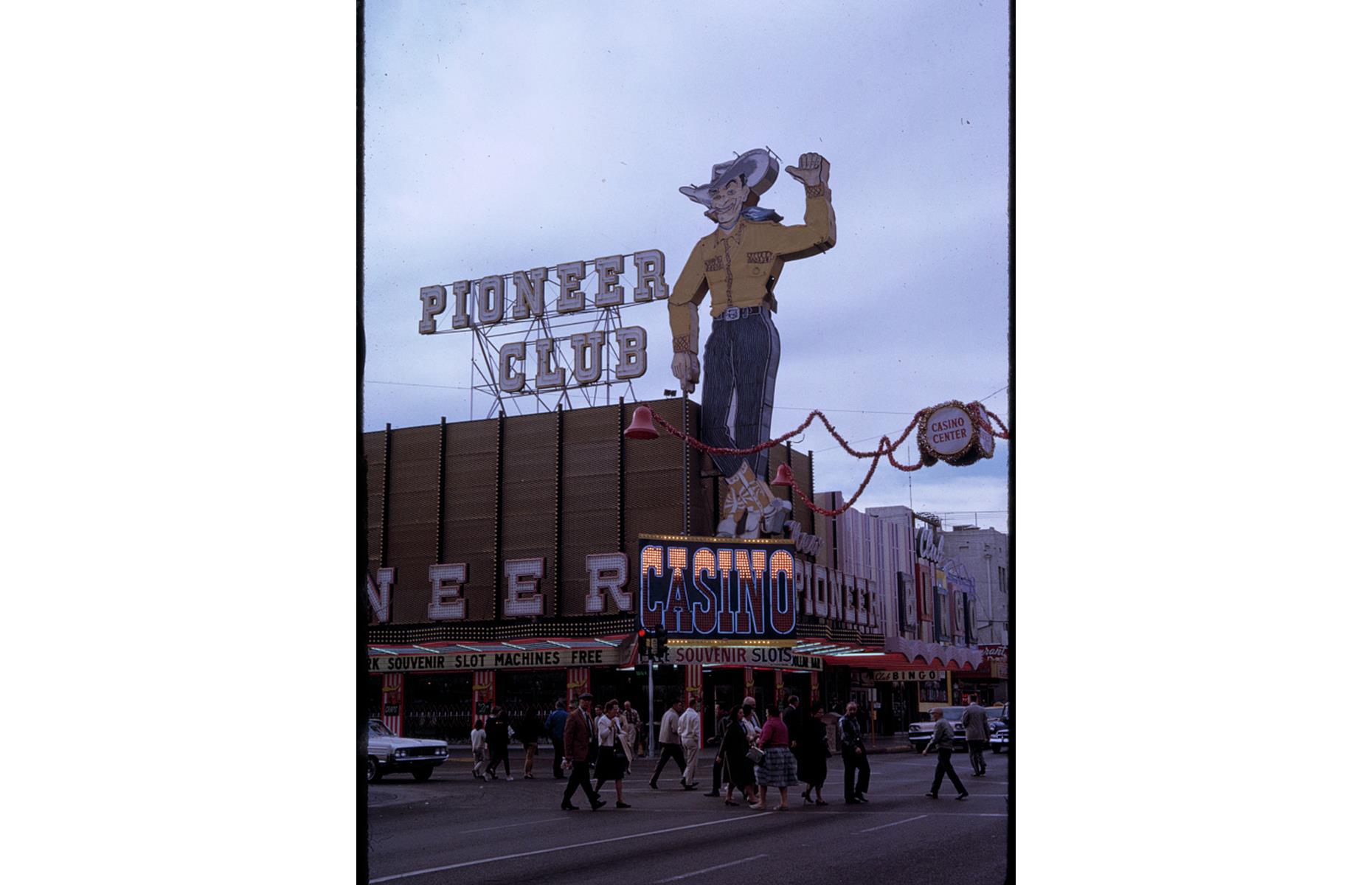 c.1964: Vegas Vic watches over the city