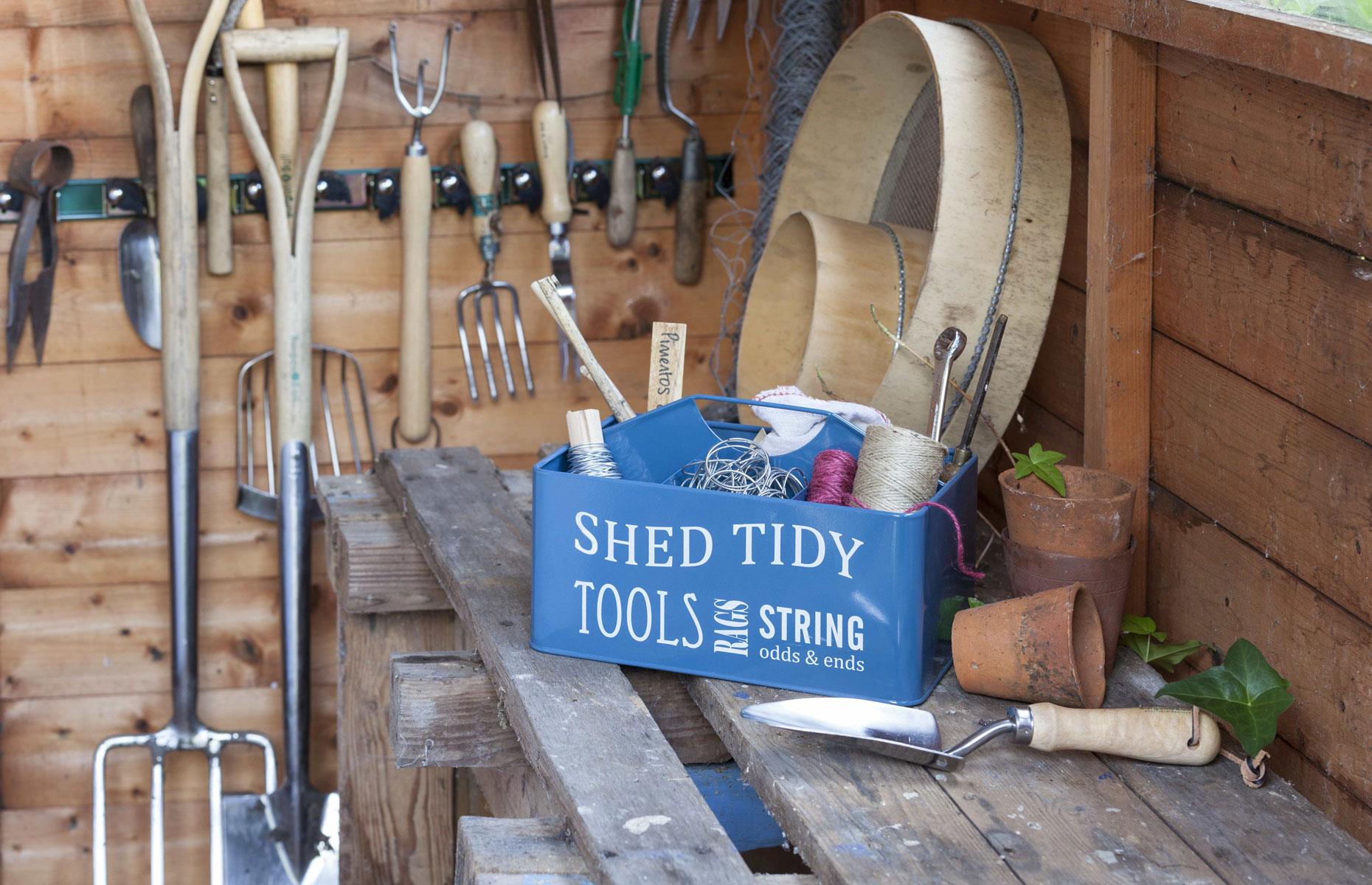 Keep an organized shed