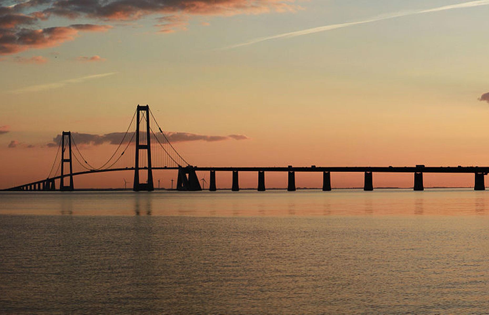 The Great Belt Bridge, Denmark: $6.28 billion (£4.8bn)