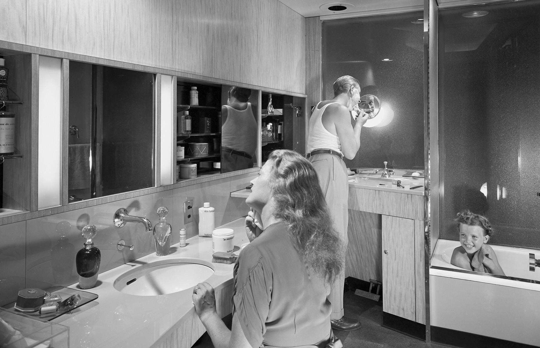 Busy bathrooms