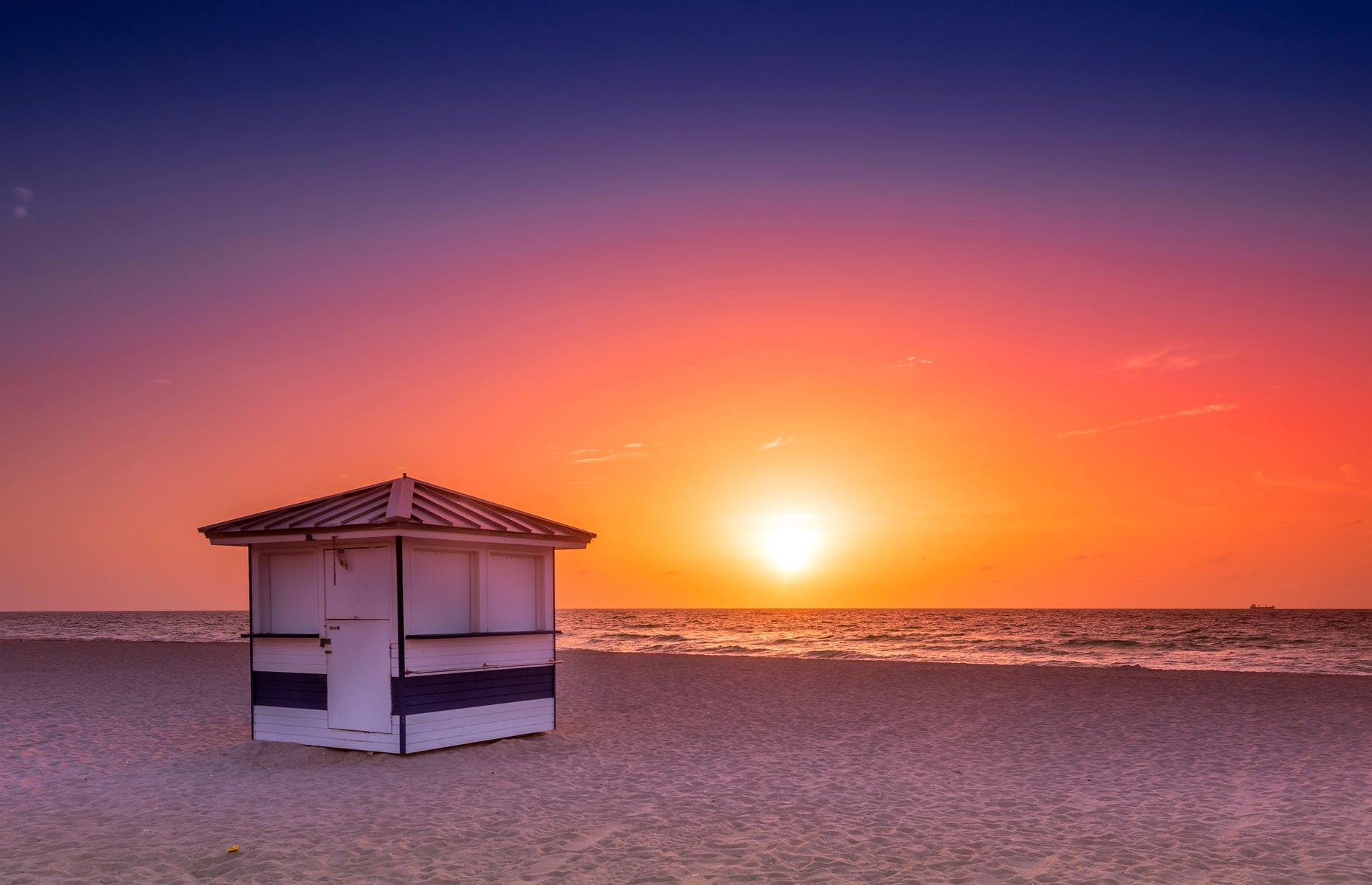 1. Watch the sunrise at the beach