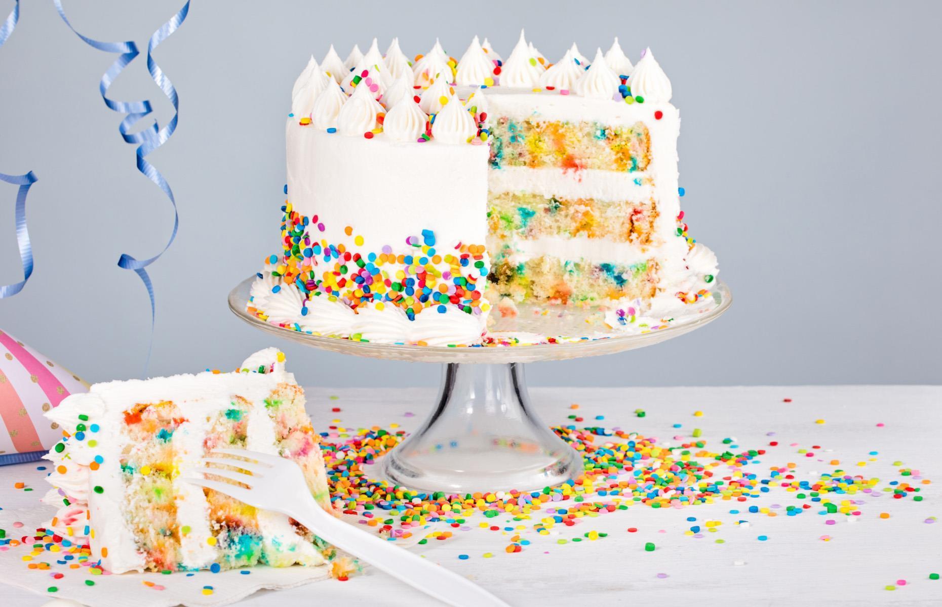 1990s: Funfetti cake