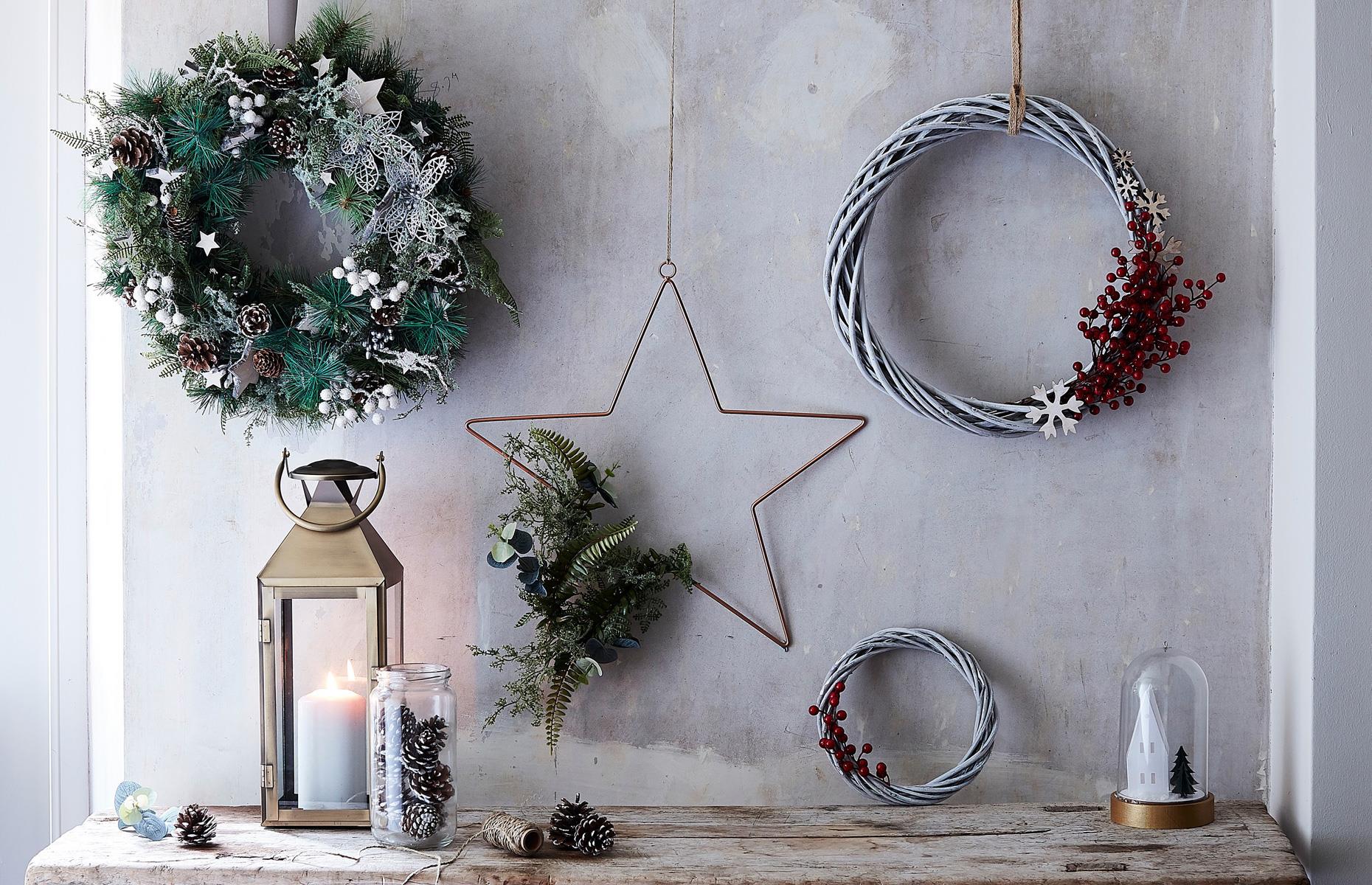 Create a wreath display
