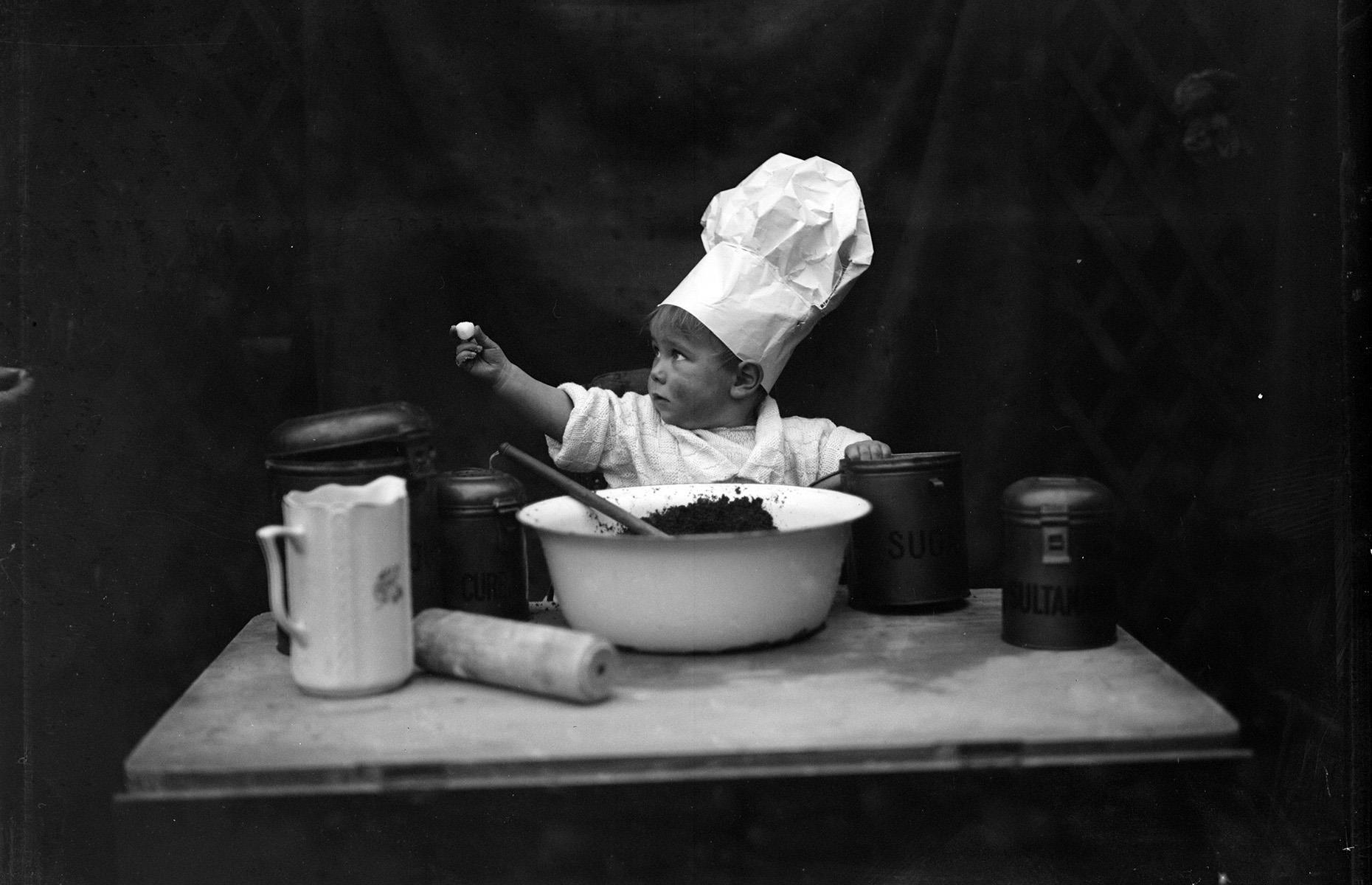 1920s: a chef hard at work