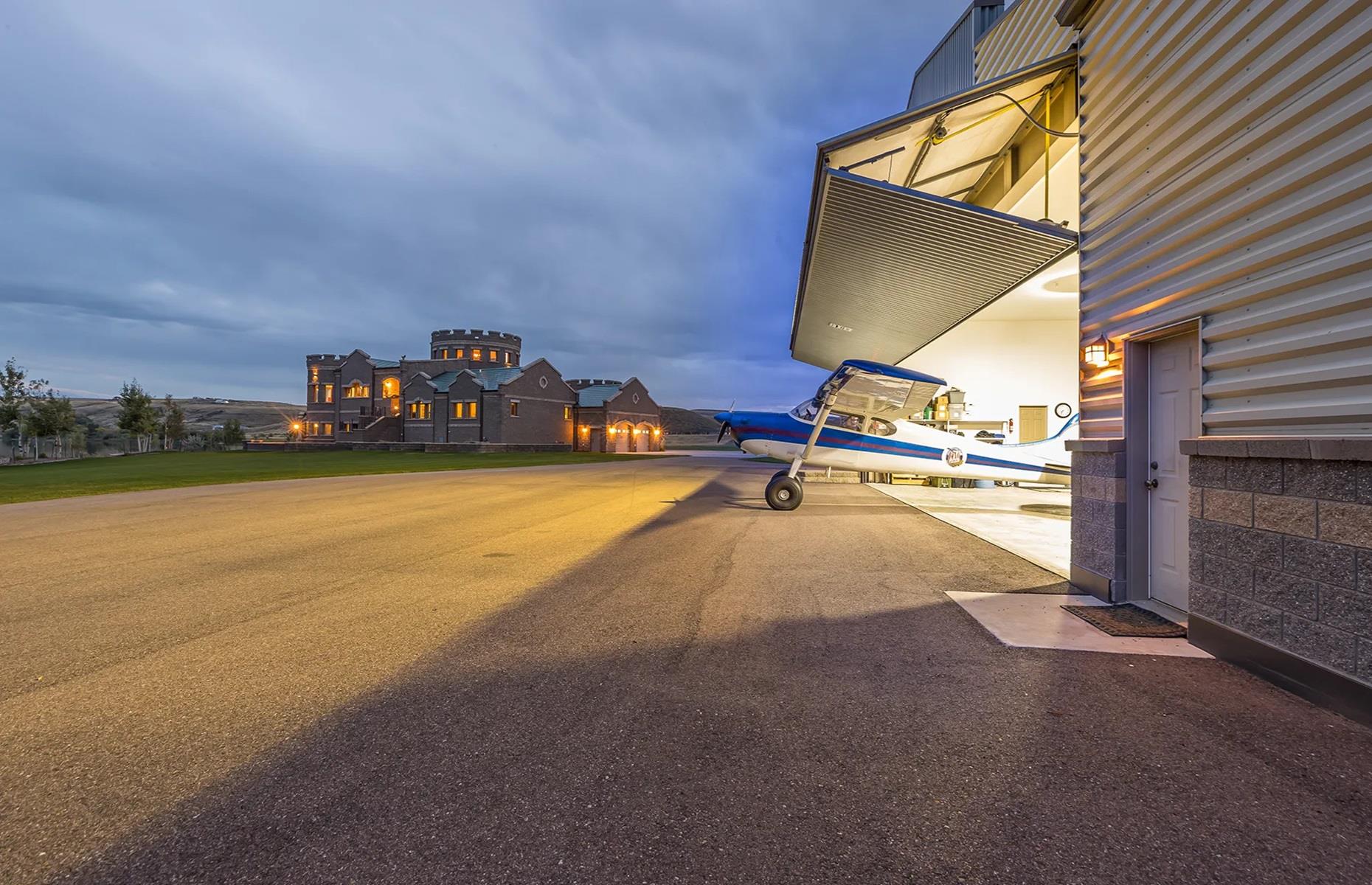 Plush properties with parking for your private jet or chopper