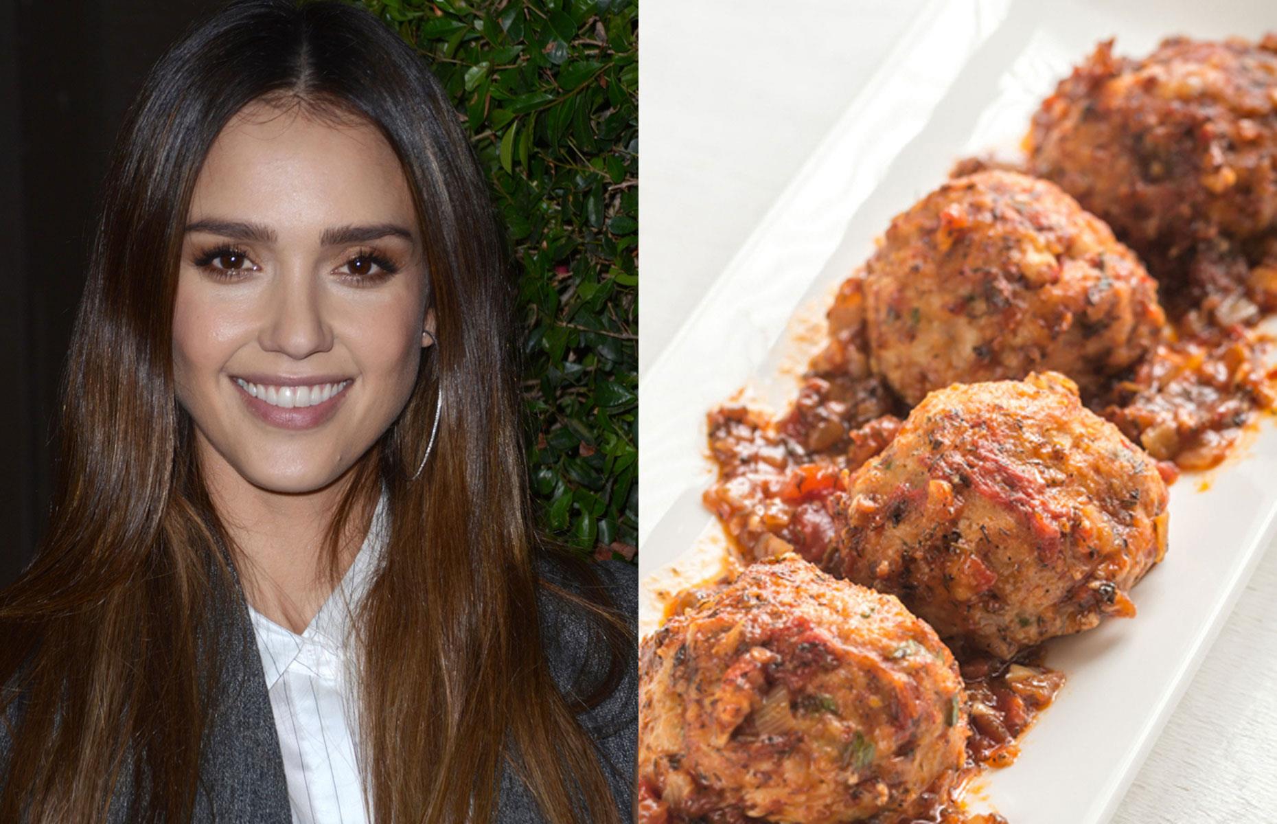 Jessica Alba’s Turkey Meatballs recipe