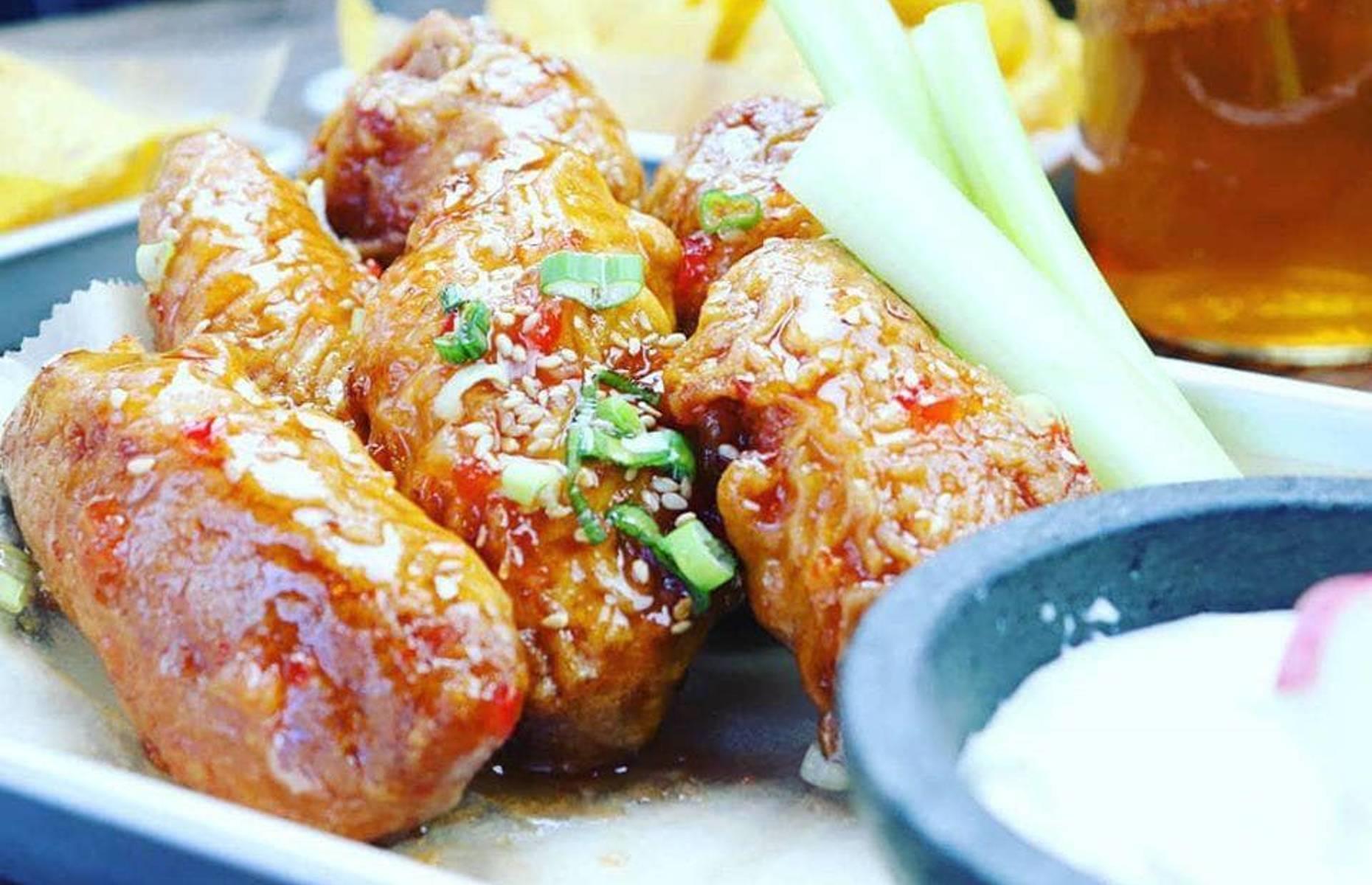 New Jersey: double fried wings, TaKorea BBQ, Harrison