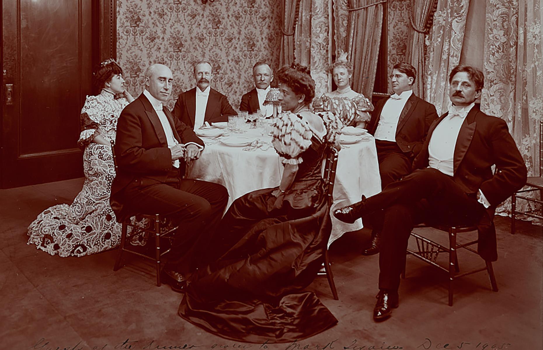 1900s: Mark Twain's birthday dinner