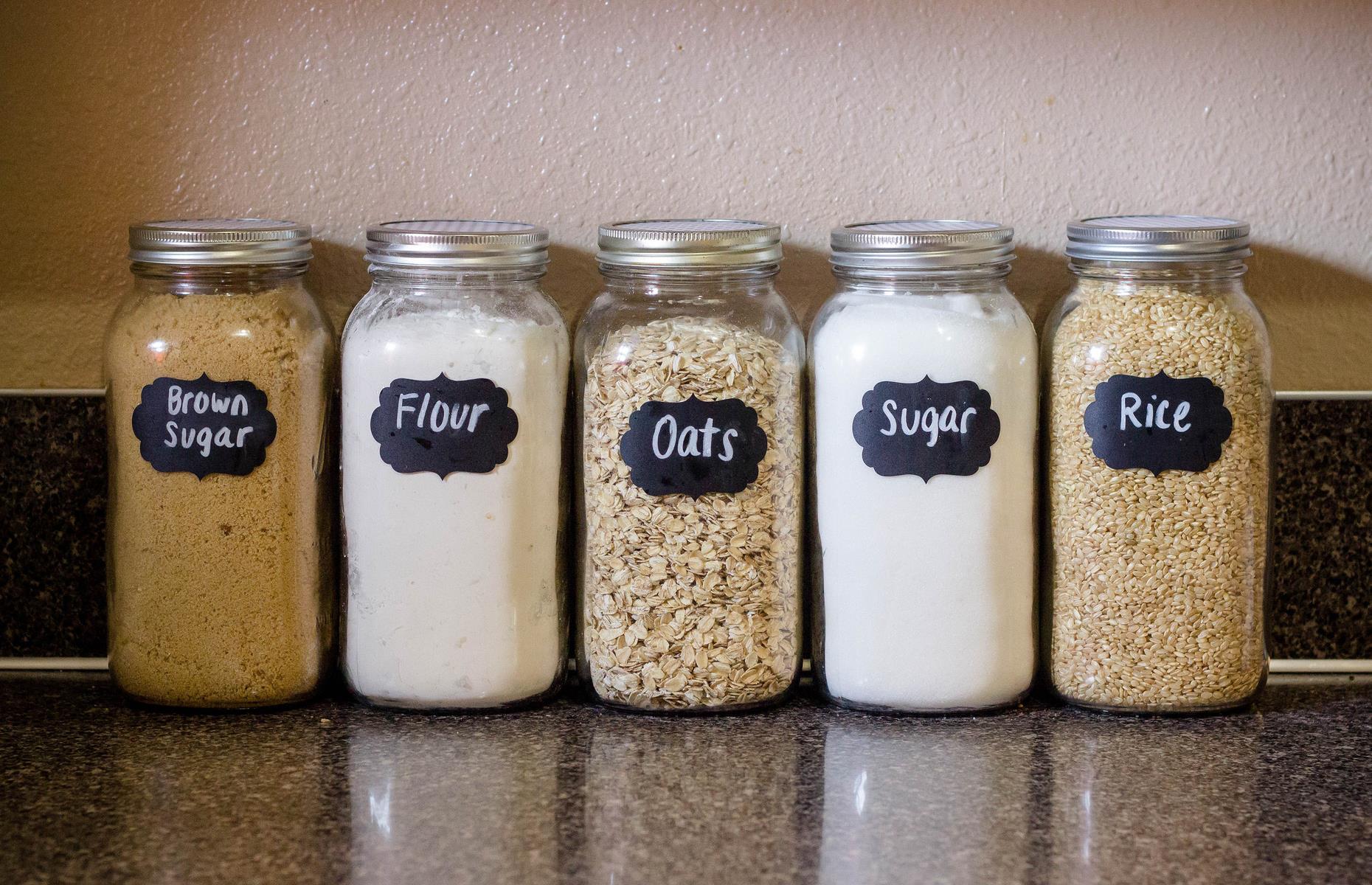 Declutter: baking ingredients