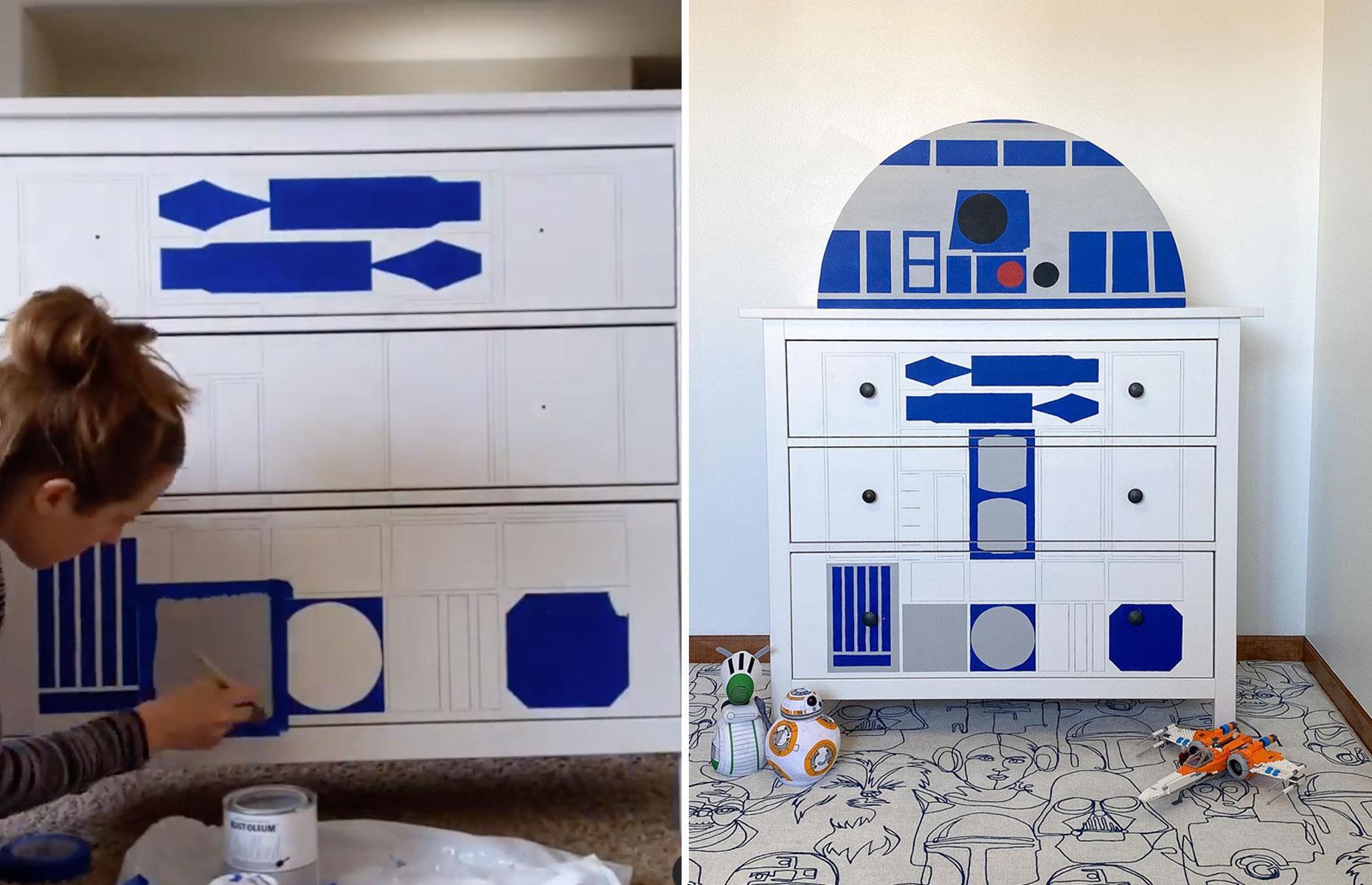 Add character to HEMNES drawers