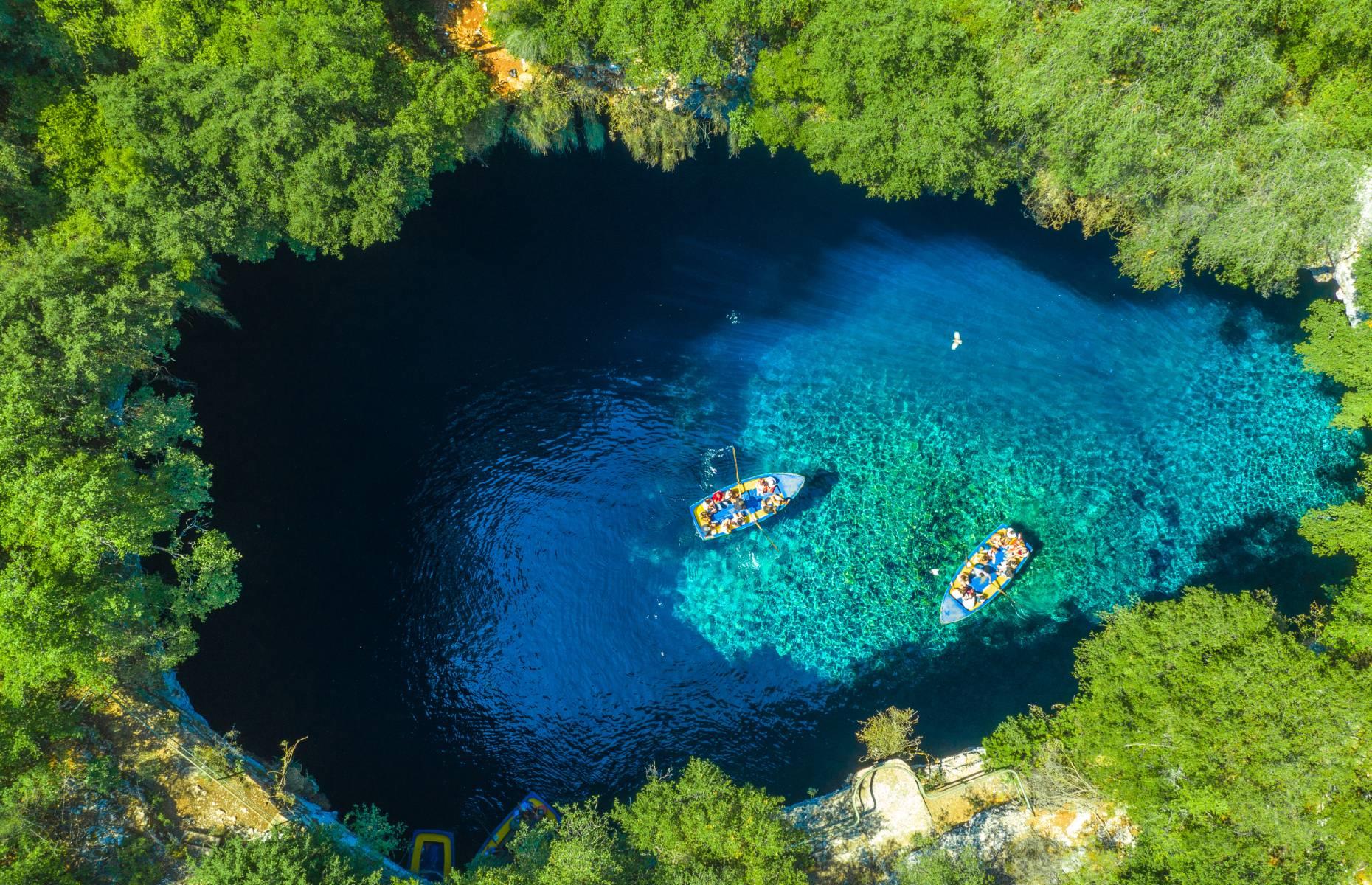 Melissani Cave, Kefalonia, Greece