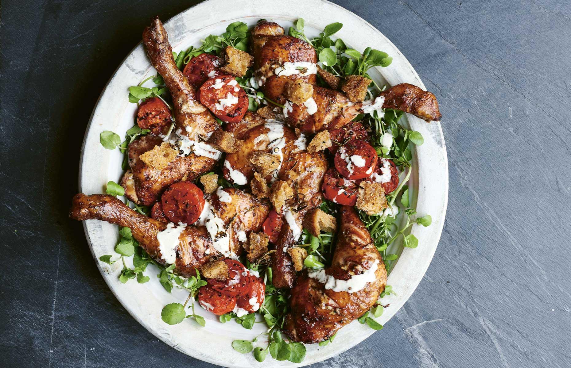 11. Chicken legs with Alabama sauce