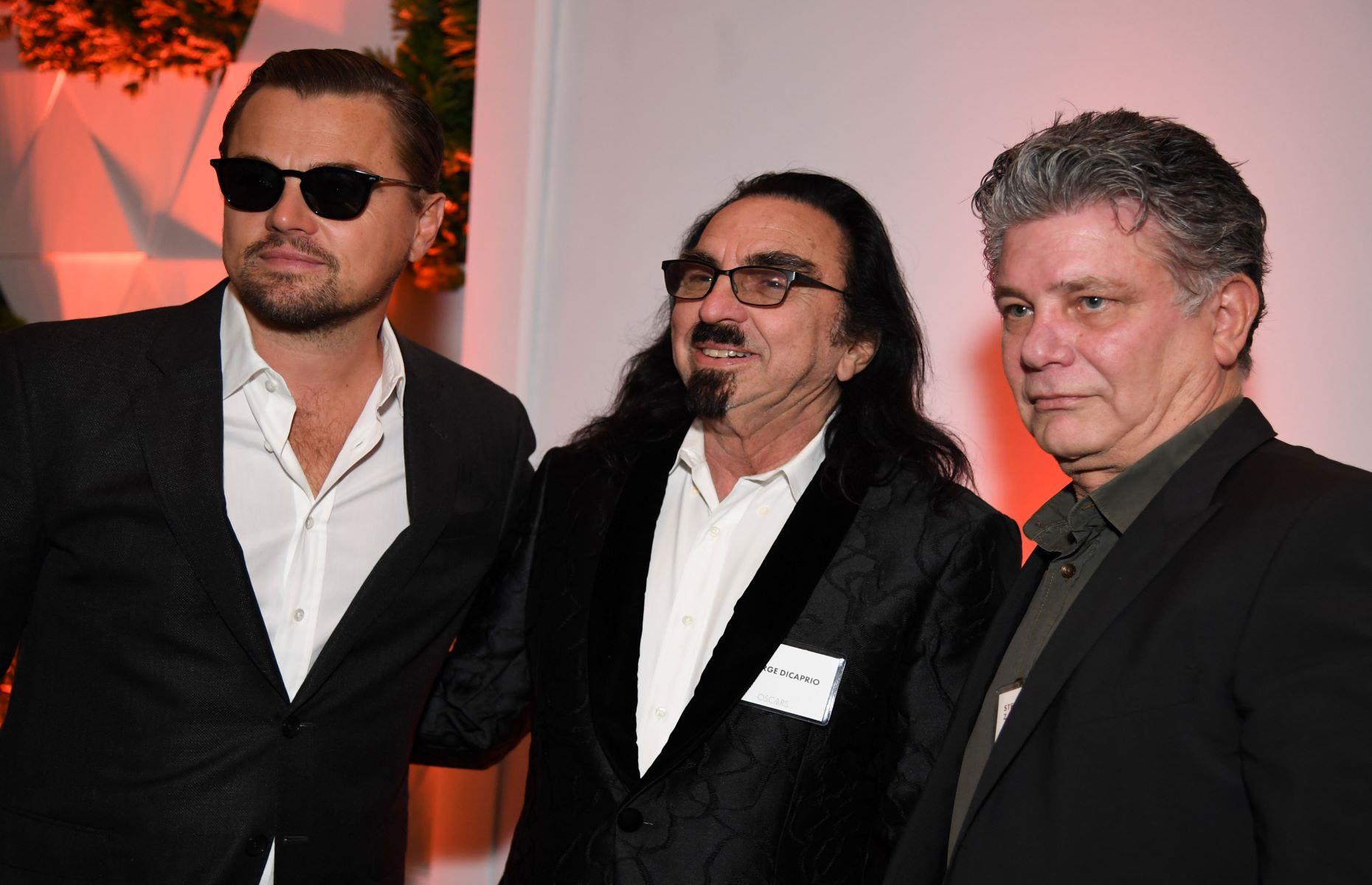 Leonardo DiCaprio and his dad, George DiCaprio