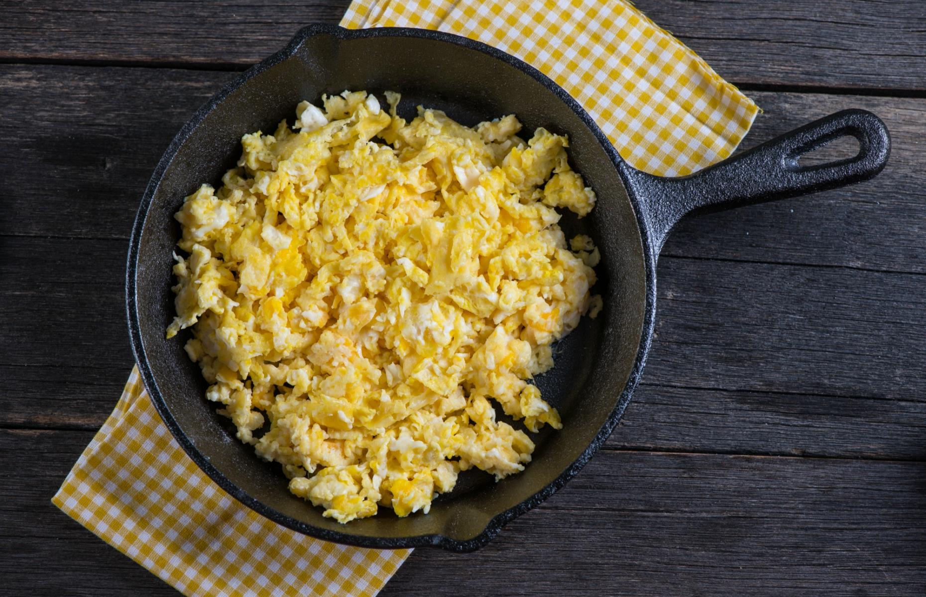 Fold, don’t scramble eggs