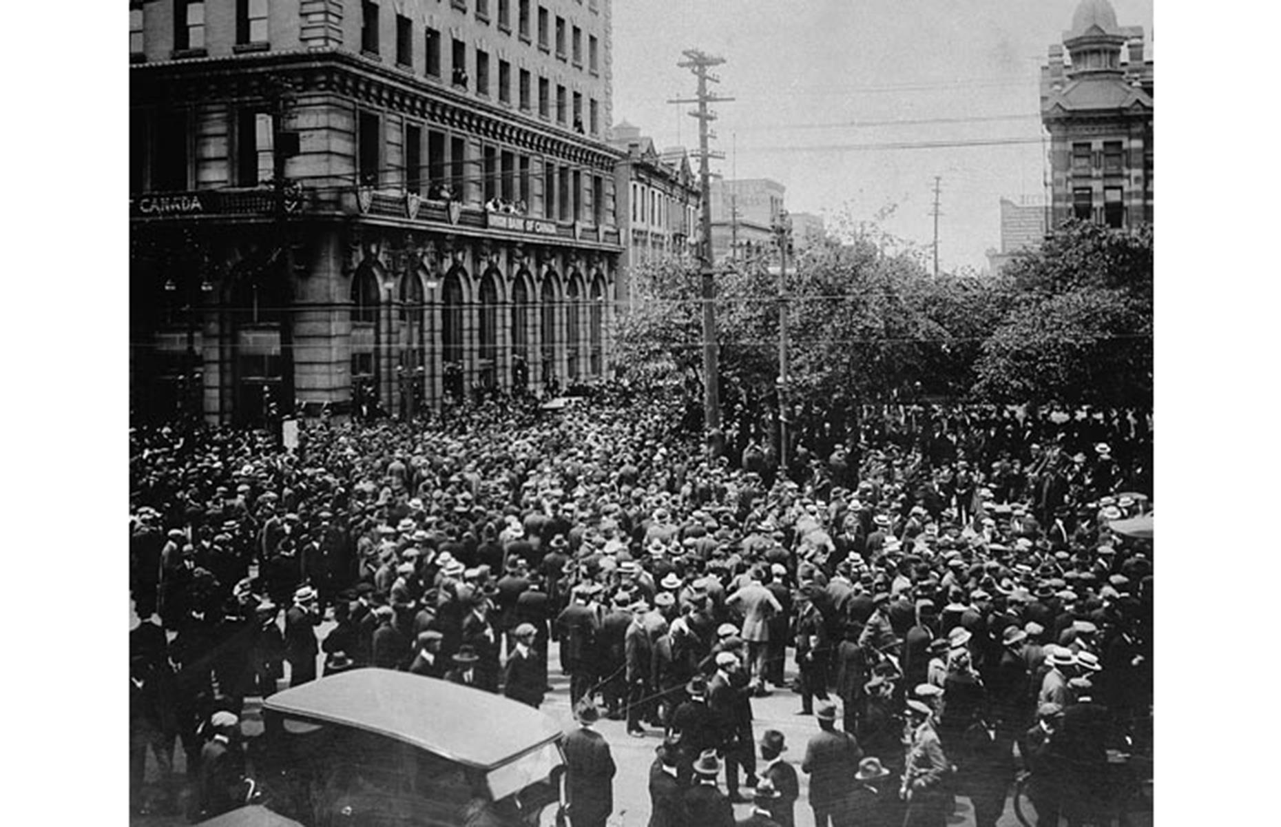 1919: scene from the Winnipeg General Strike, Manitoba