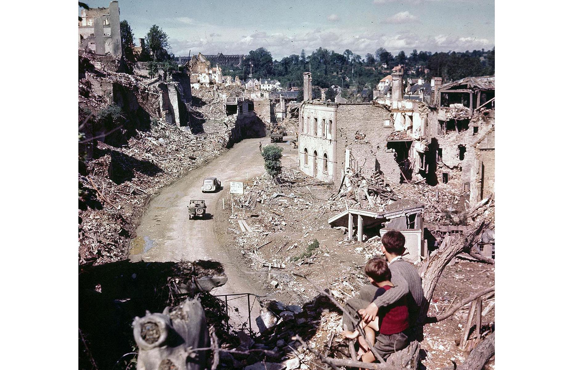1944: the aftermath of the Battle of Saint-Lo, France