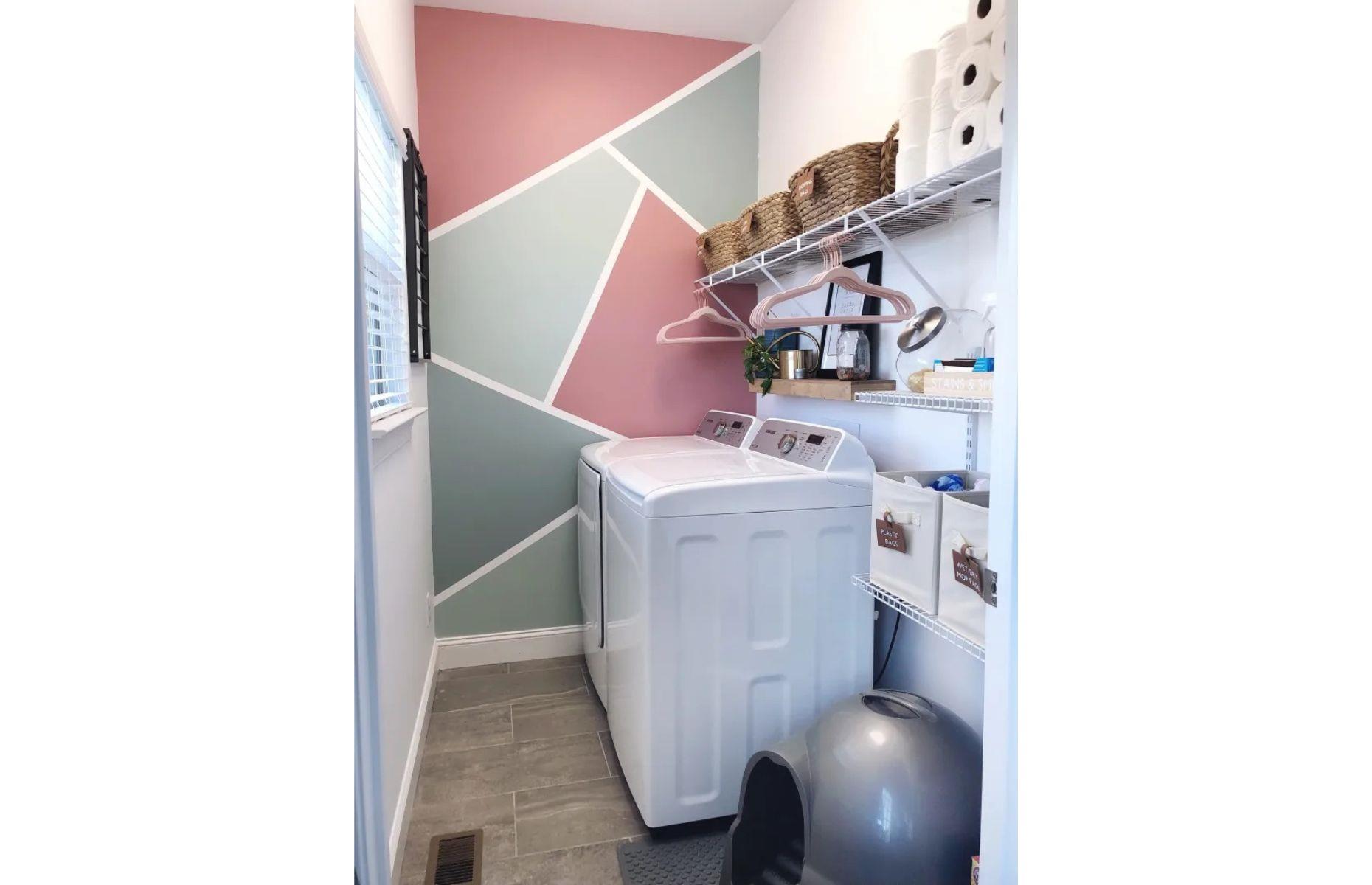 A miniature launderette