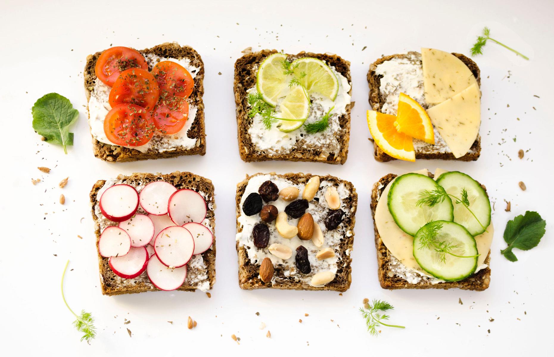 Fancy toast-toppers