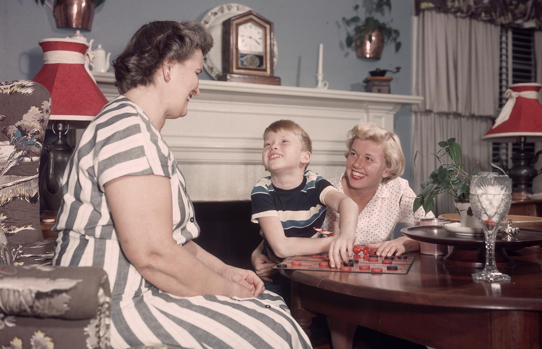 Family time with Doris Day