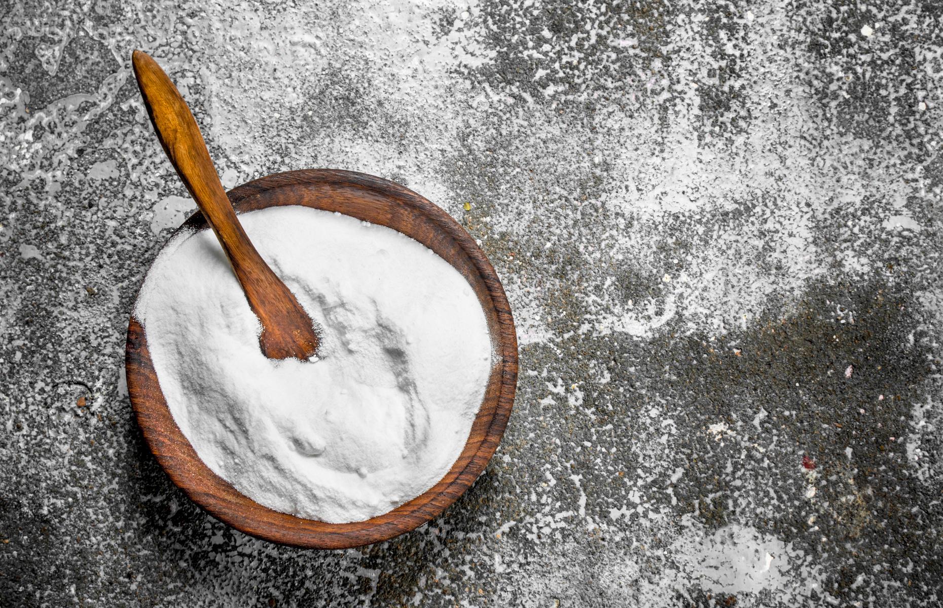 31. Sprinkle bicarbonate of soda on raw cheese