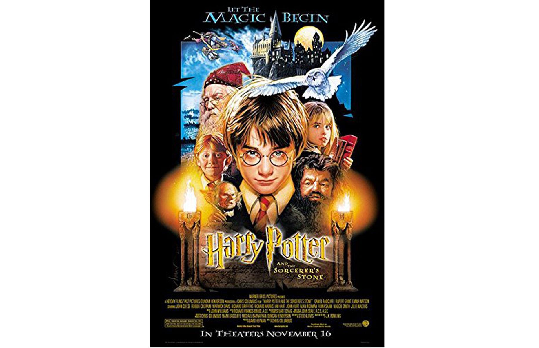 Harry Potter and the Sorcerer's Stone (American poster, 2001): up to $600 (£440)