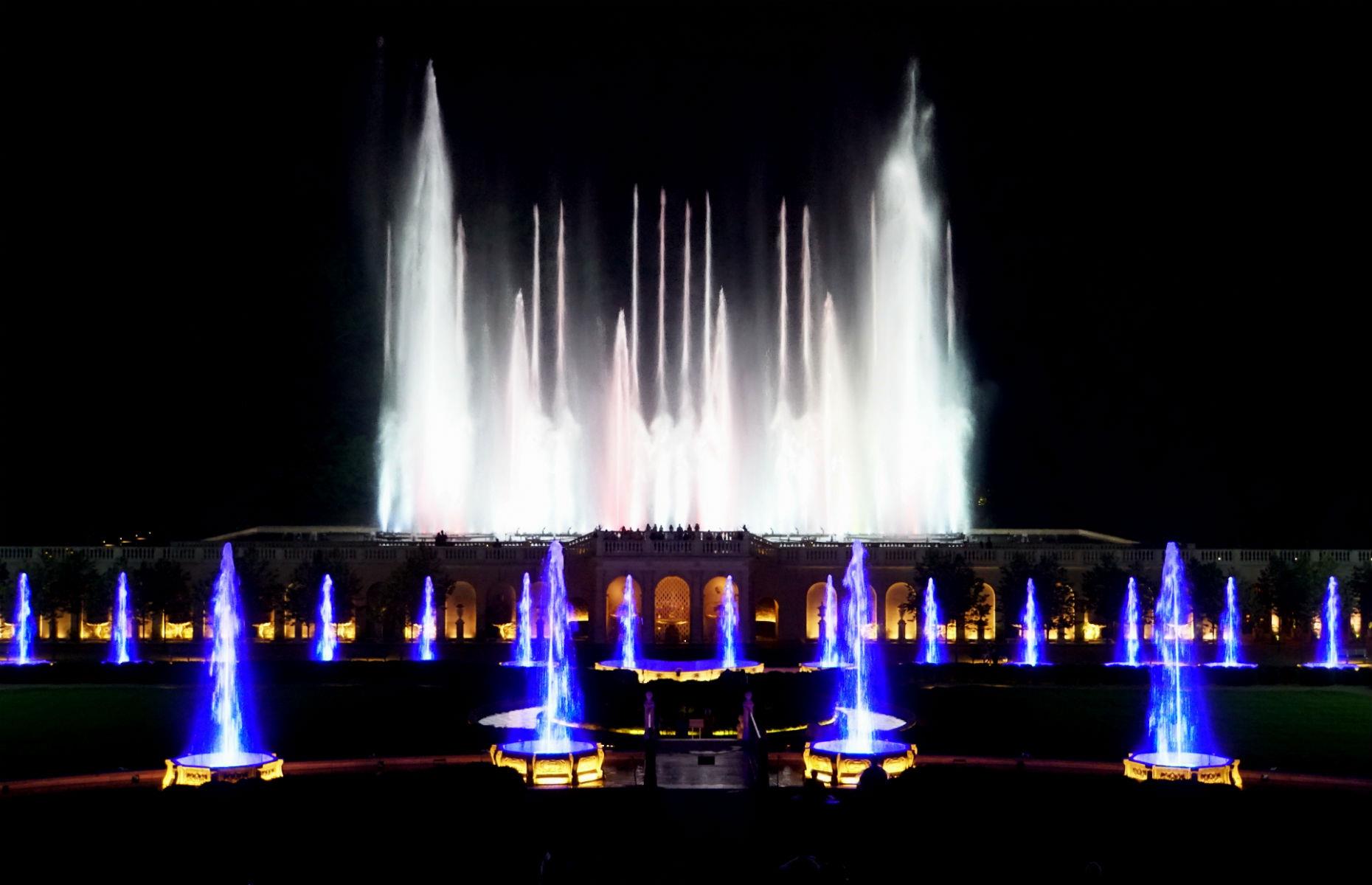 Longwood Gardens fountains, Kennett Square, Pennsylvania, USA