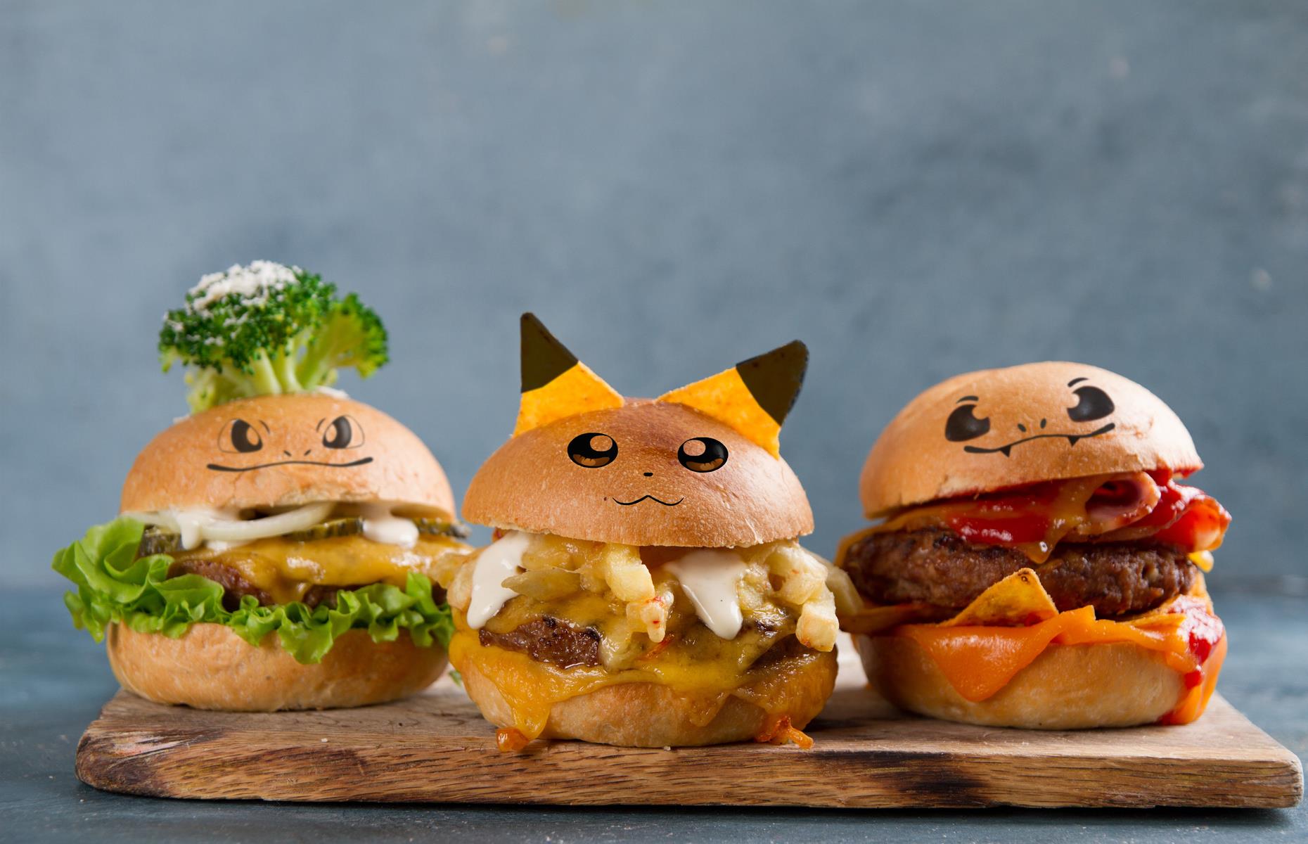 Kids' veggie burgers