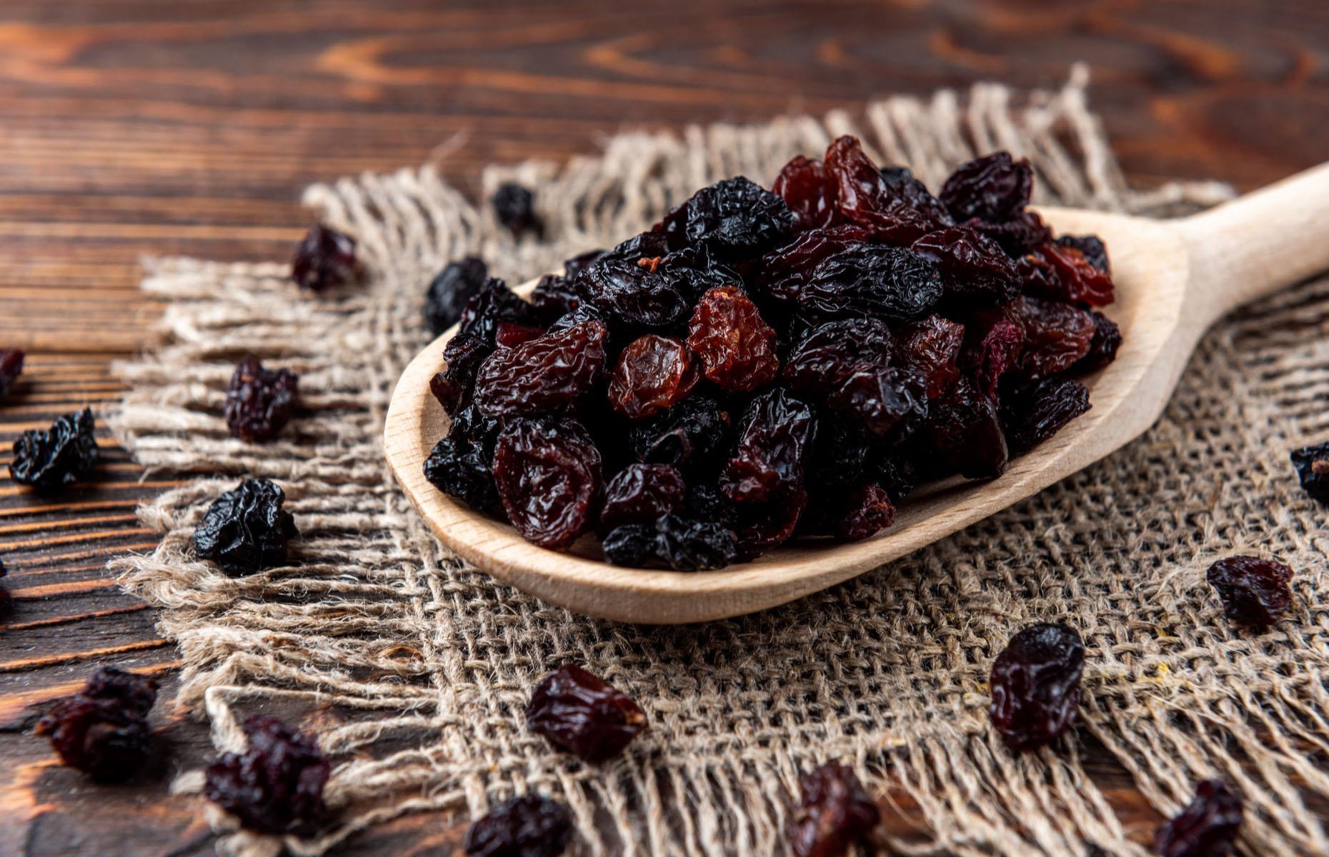 Raisins were used for decoration in homes