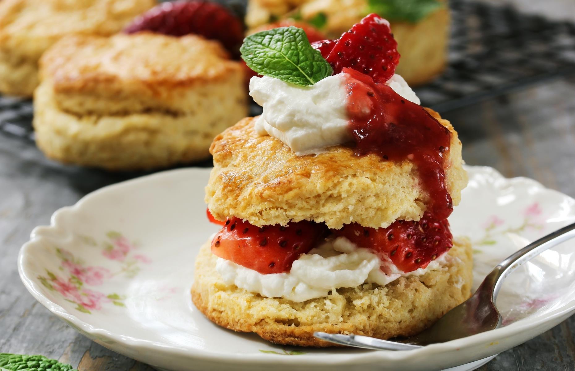 54. Strawberry shortcake
