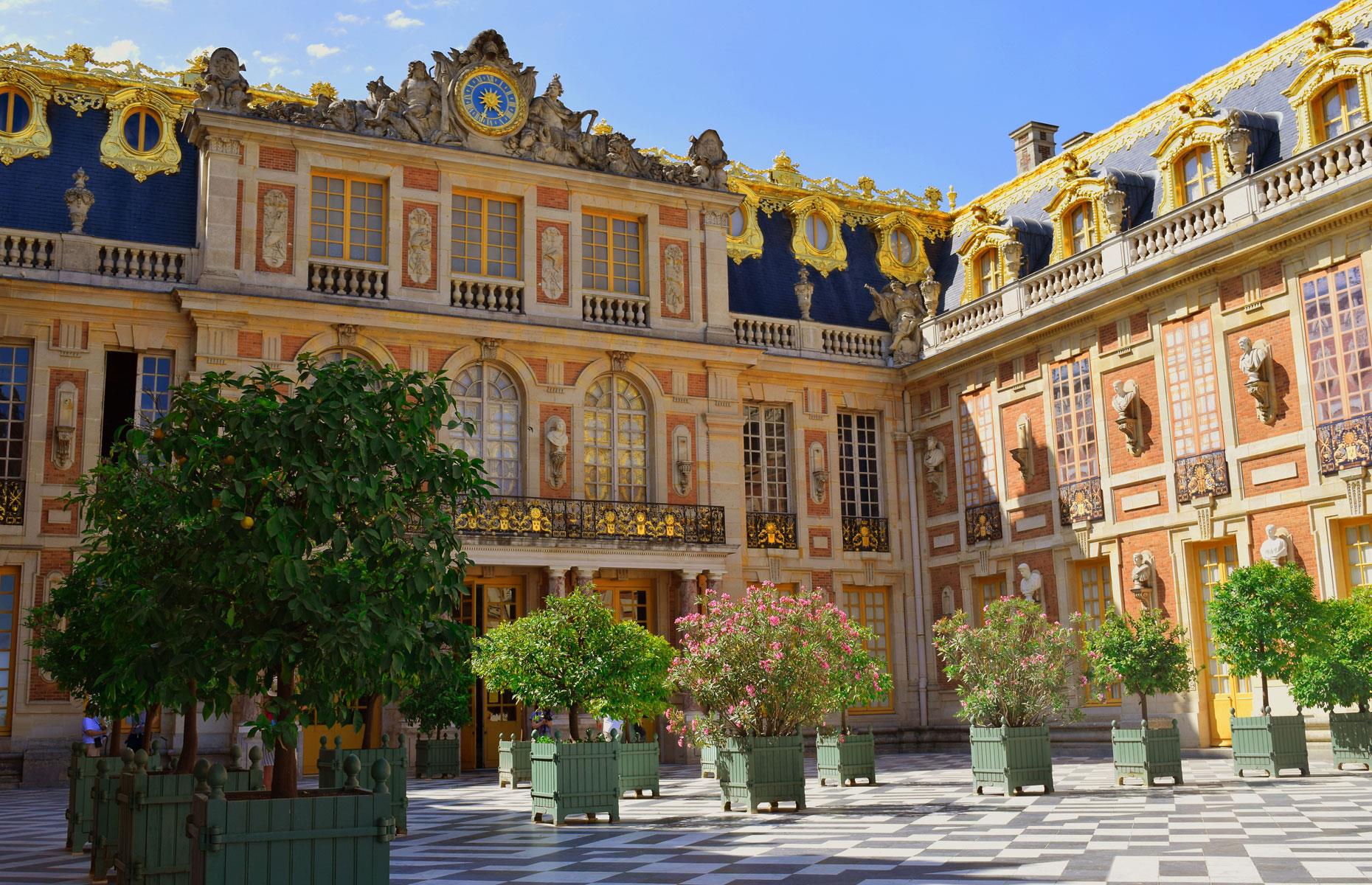 Die Vorlage: Schloss Versailles, Versailles, Frankreich