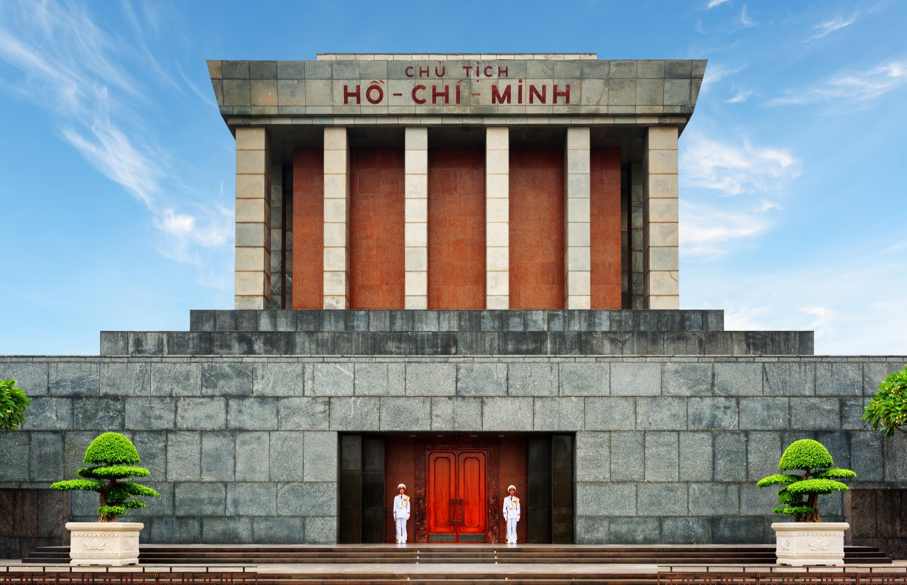 Bodies of communist leaders: Ho Chi Minh, Hanoi, Vietnam