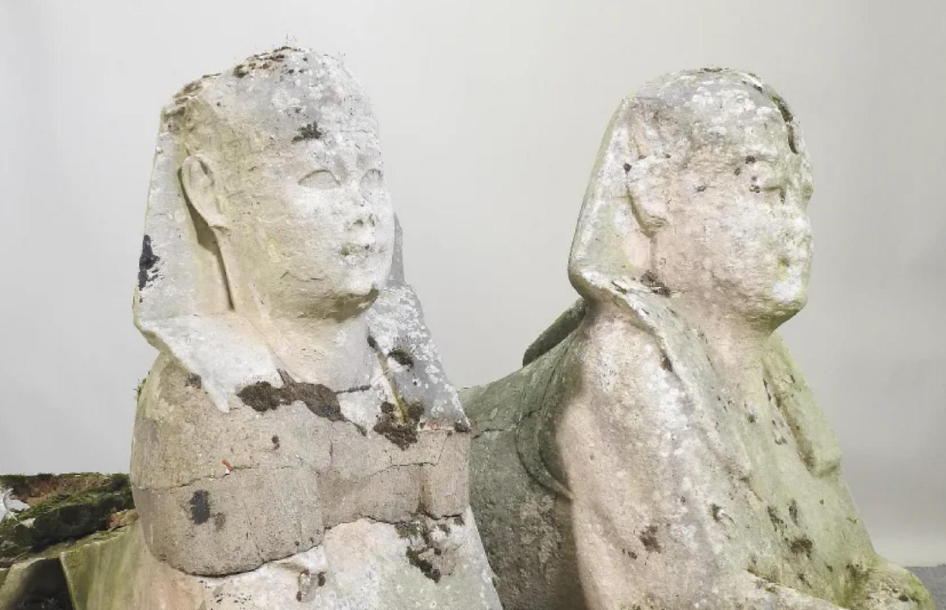 The Ancient Egyptian sphinxes in an English garden: $265,000 (£195k)