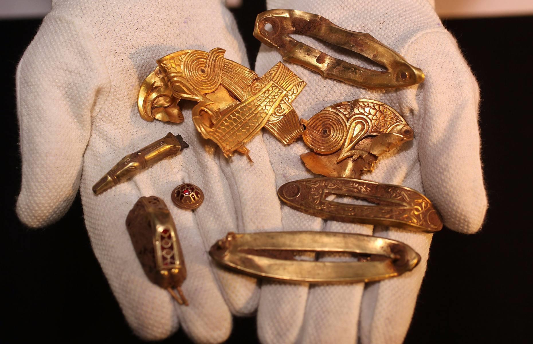8. Staffordshire Hoard, England, UK