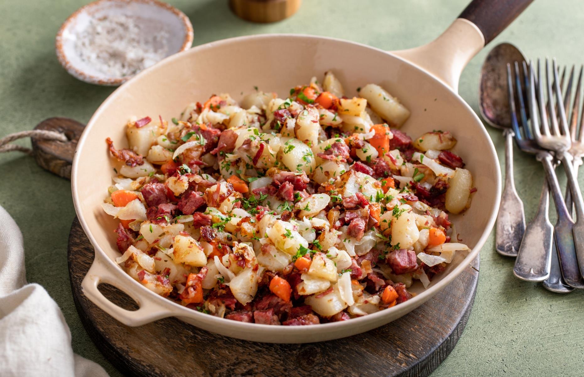 Illinois: corned beef hash