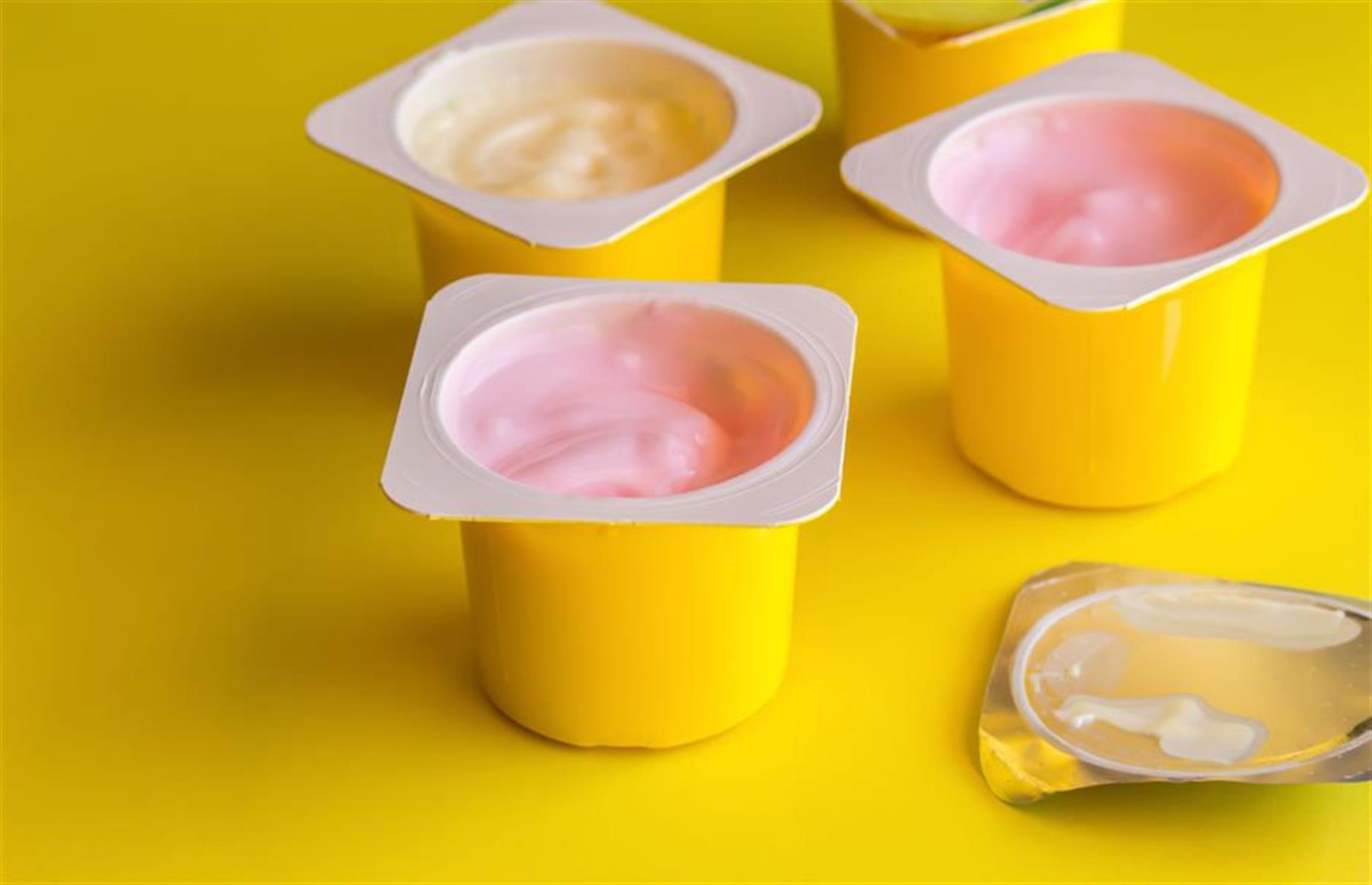 8. Fruit yogurts